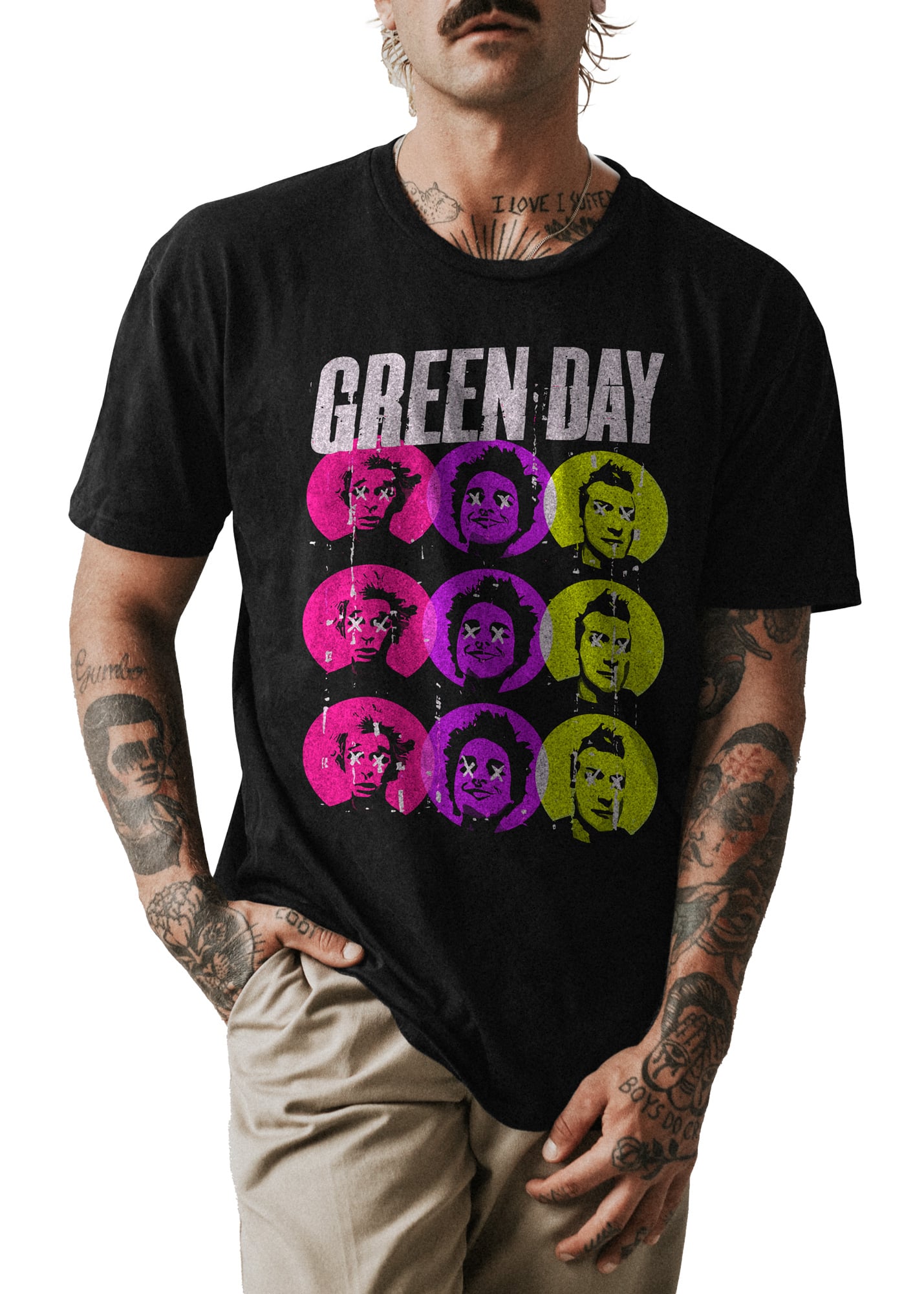POLO UNISEX ODIN2013 PERSONALIZADO MOTIVO BANDA DE ROCK GREEN DAY 04 - 1