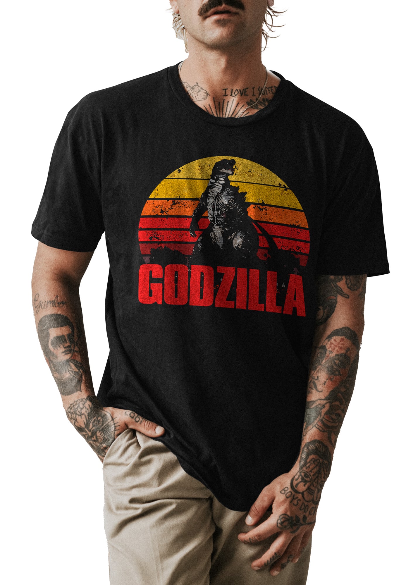 POLO UNISEX ODIN2013 PERSONALIZADO MOTIVO GODZILLA 03 - 1