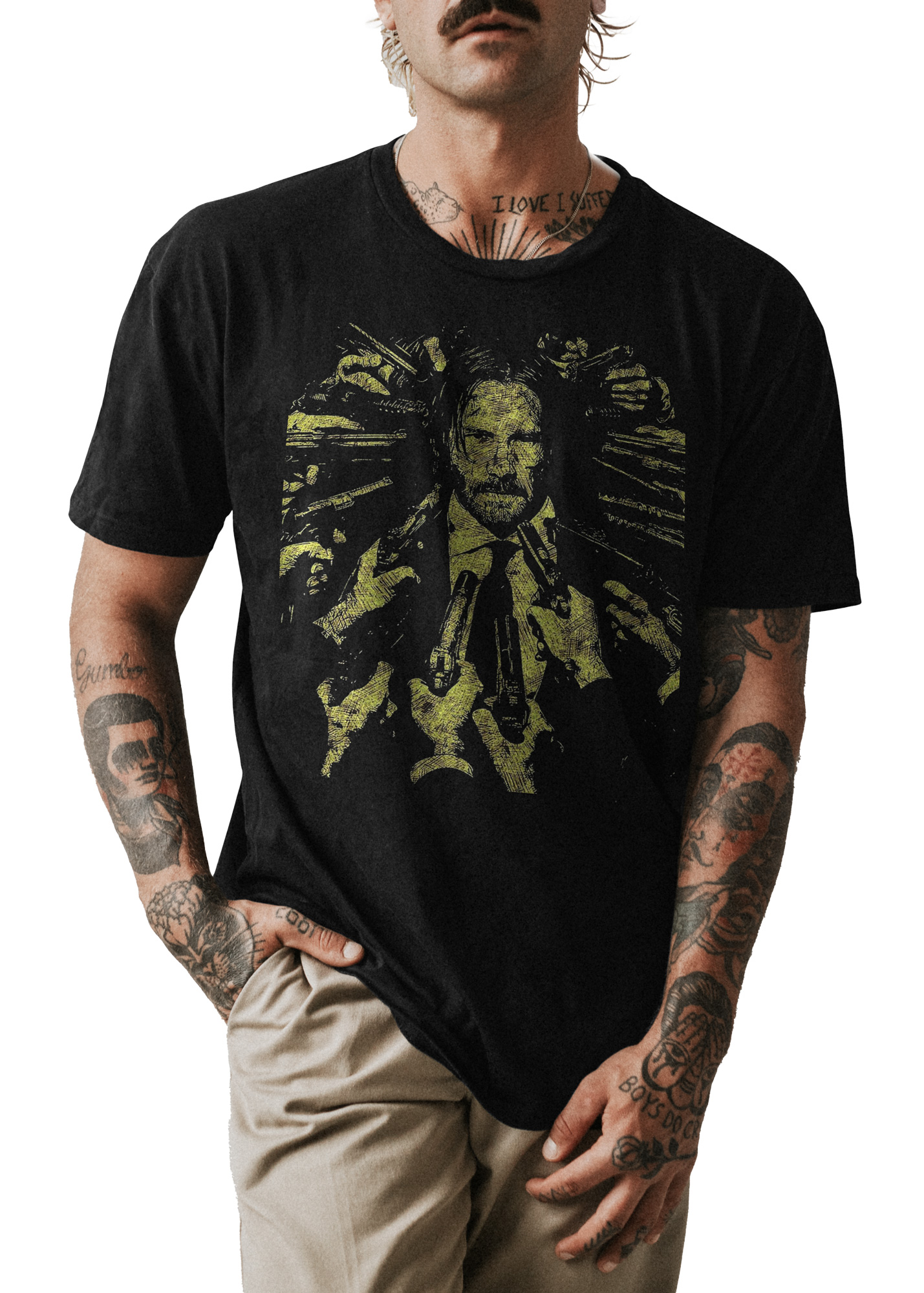 POLO UNISEX ODIN2013 PERSONALIZADO MOTIVO JOHN WICK 01 - 1