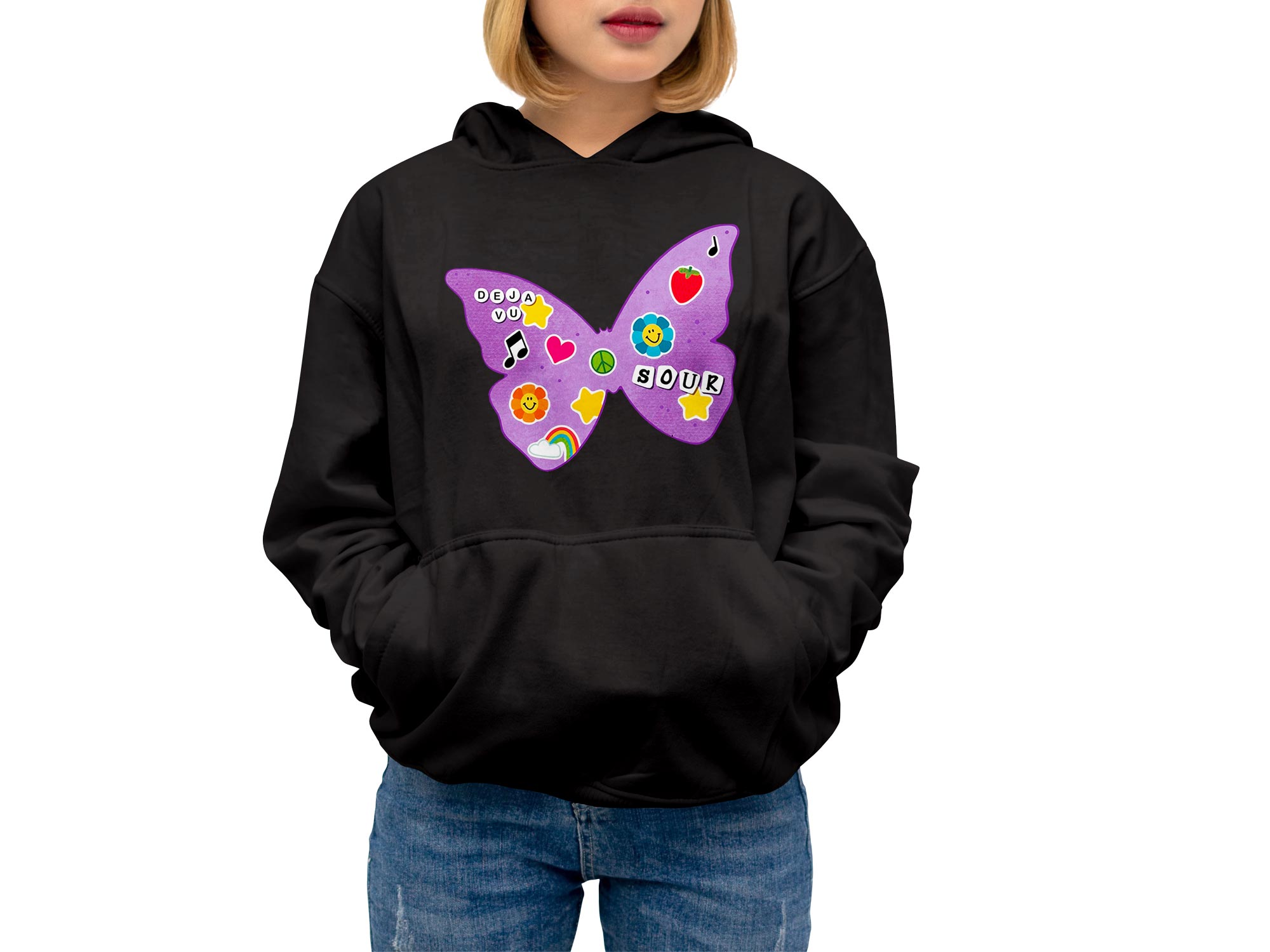 POLERA MUJER ODIN2013 CON CAPUCHA MOTIVO OLIVIA RODRIGO 01 - 1