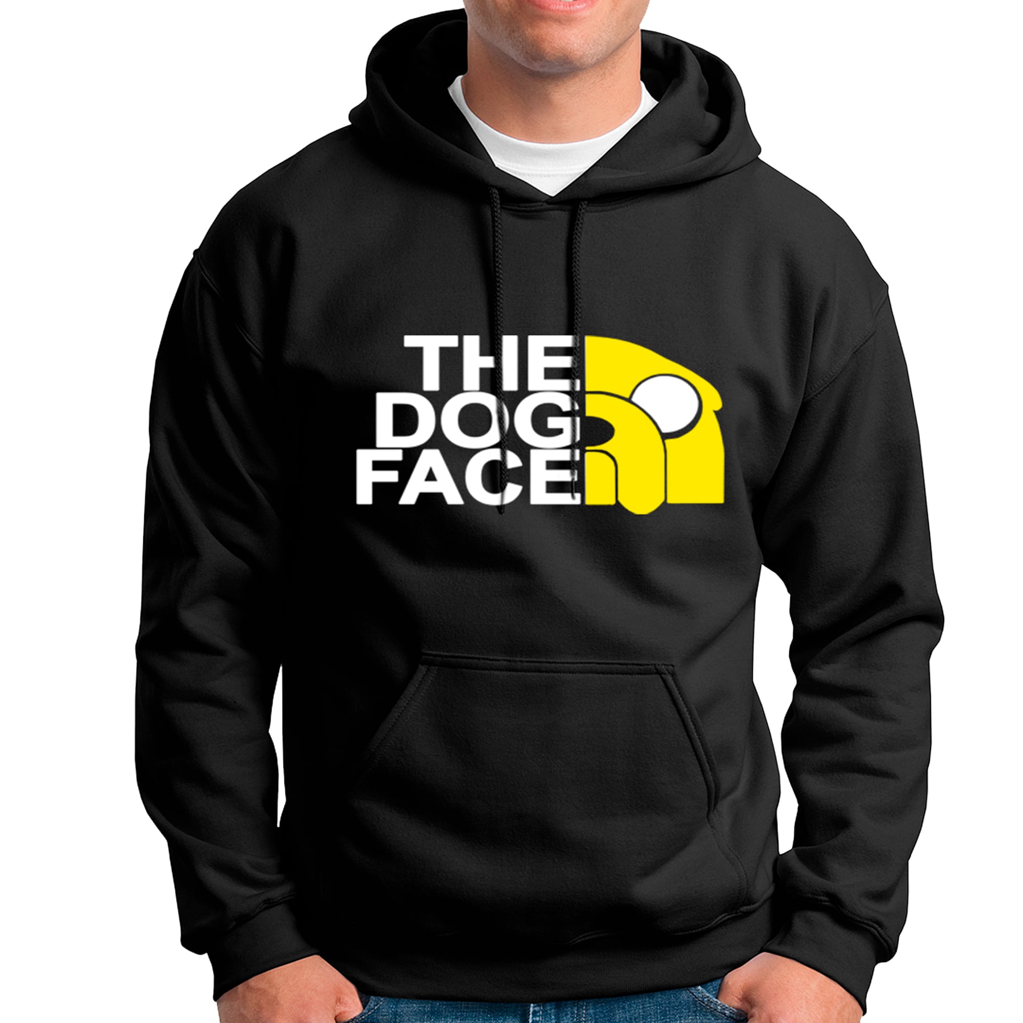 POLERA UNISEX ODIN2013 CON CAPUCHA THE DOG FACE PARODIA 01 - 1