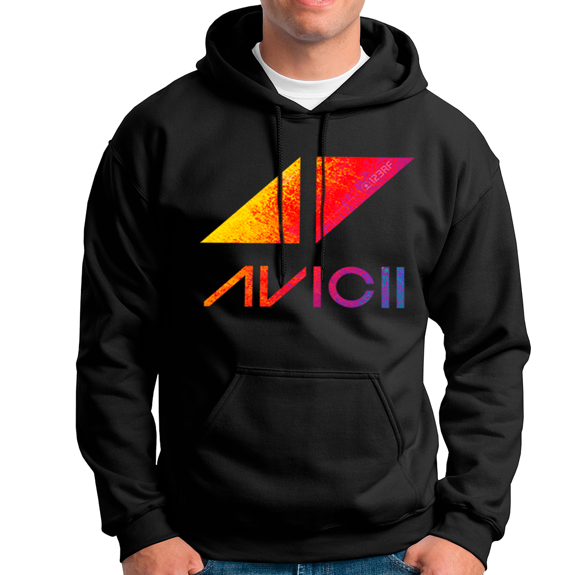 POLERA UNISEX ODIN2013 CON CAPUCHA AVICII 01 - 1