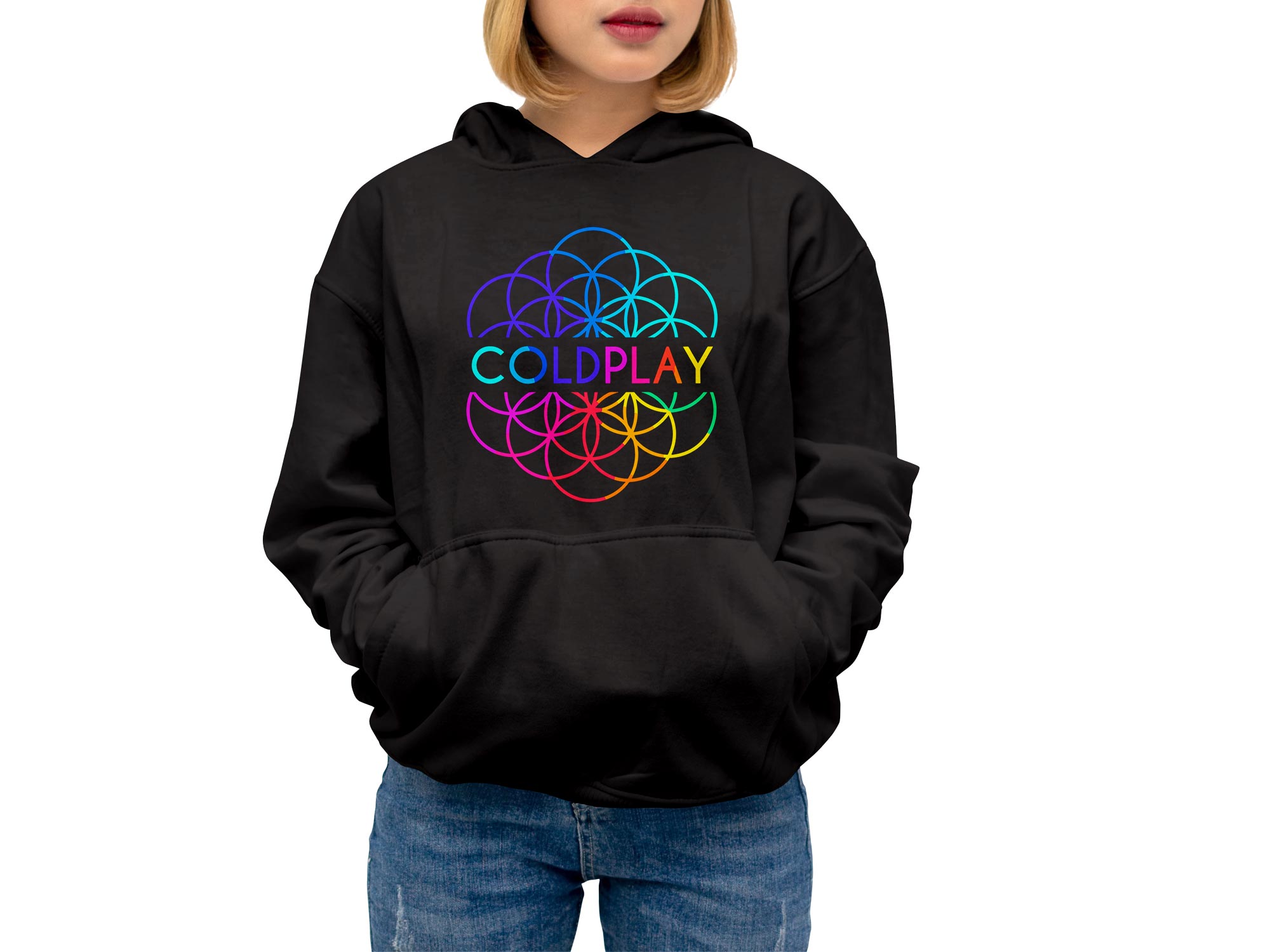 POLERA MUJER ODIN2013 CON CAPUCHA BANDA DE ROCK COLDPLAY 06 - 1
