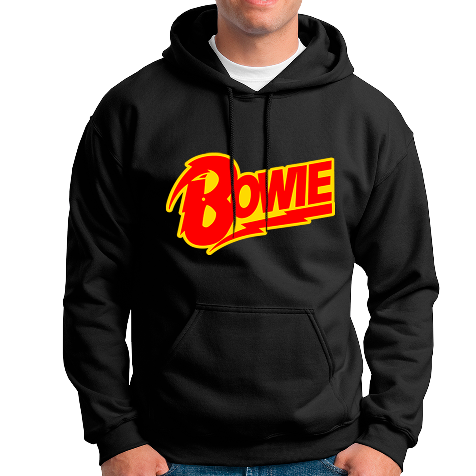 POLERA UNISEX ODIN2013 CON CAPUCHA BOWIE 01 - 1