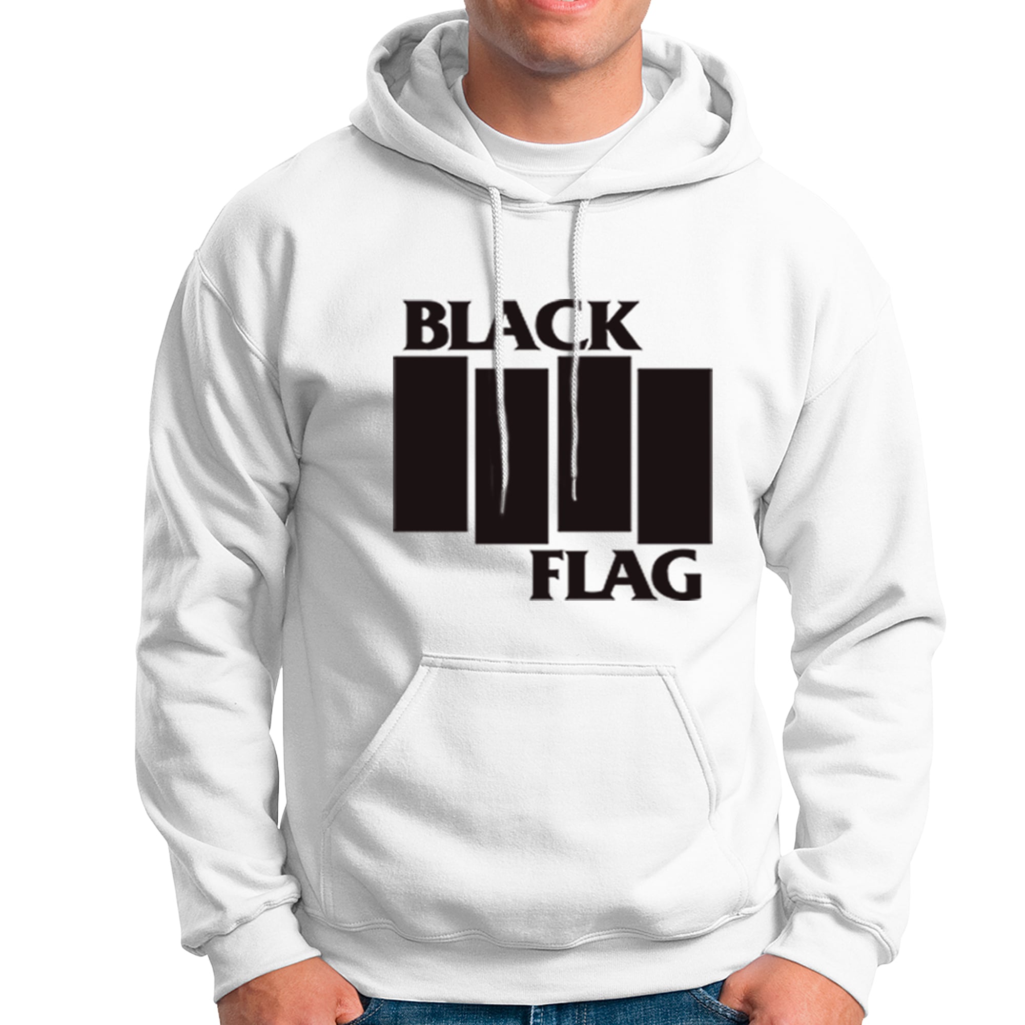 POLERA UNISEX ODIN2013 CON CAPUCHA BANDA BLACK FLAG 02 - 1