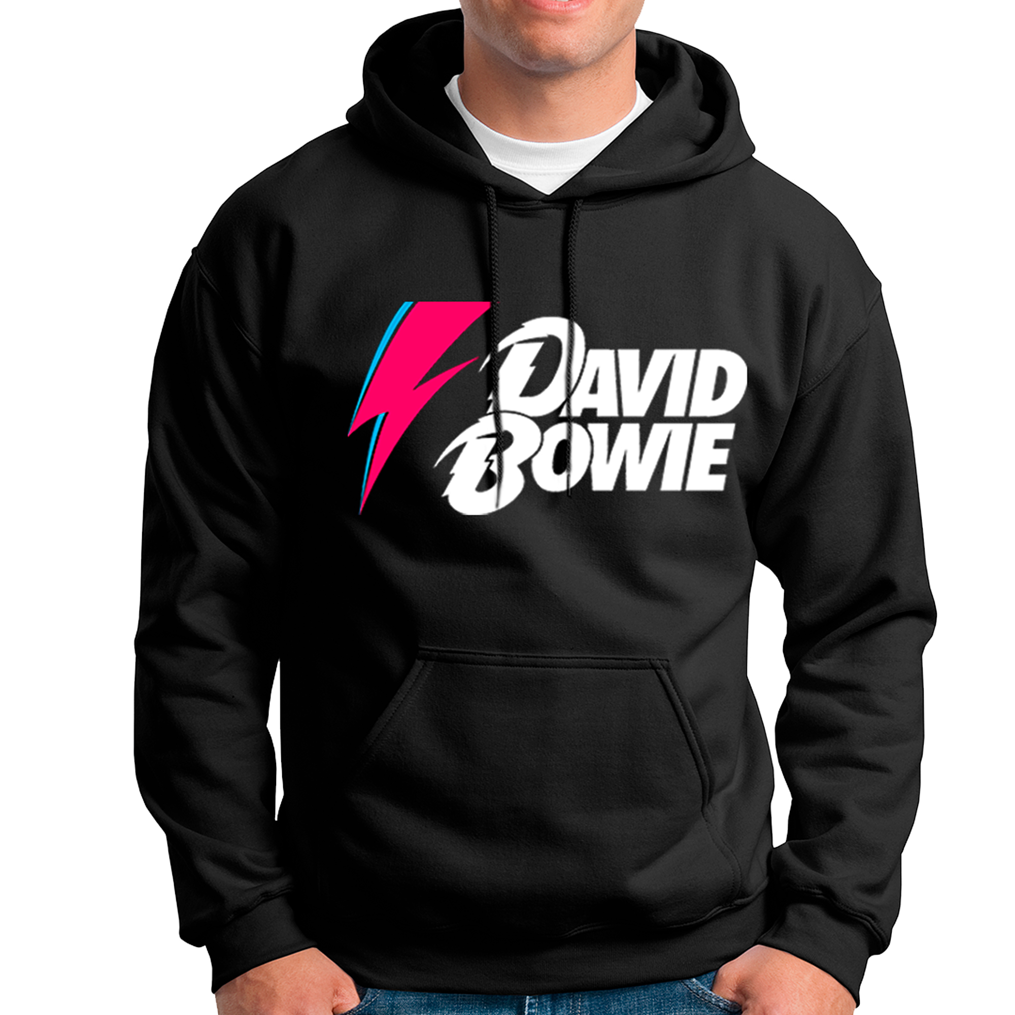 POLERA UNISEX ODIN2013 CON CAPUCHA BOWIE 02 - 1