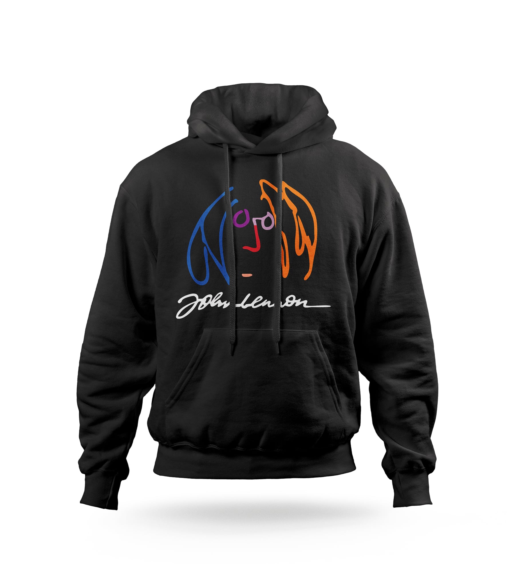 POLERA CON CAPUCHA MOTIVO JOHN LENNON 02 - 1