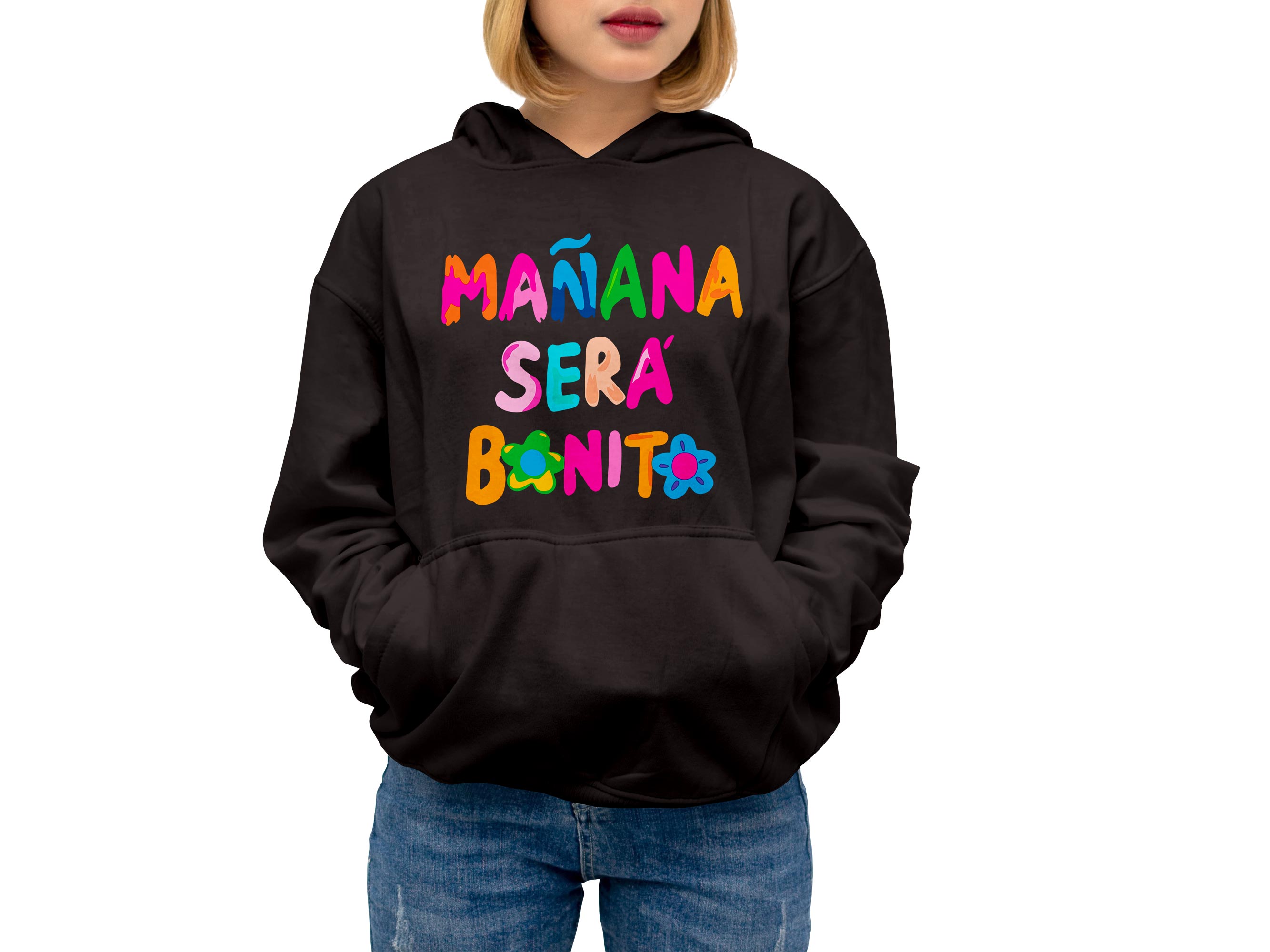 POLERA CON CAPUCHA MAÑANA SERA BONITO  KAROL G 01 - 1