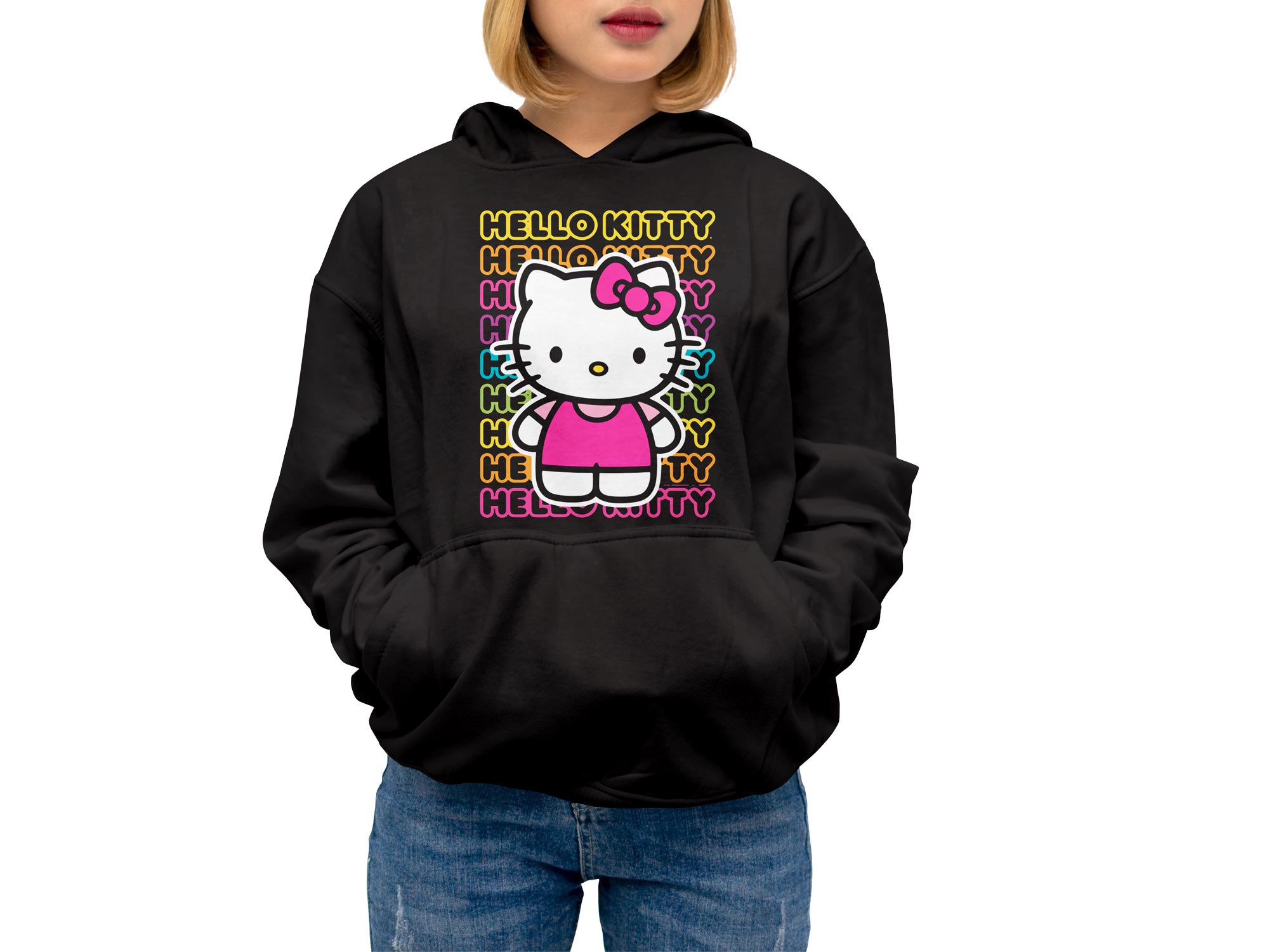 POLERA CON CAPUCHA KITTY 02 - 1