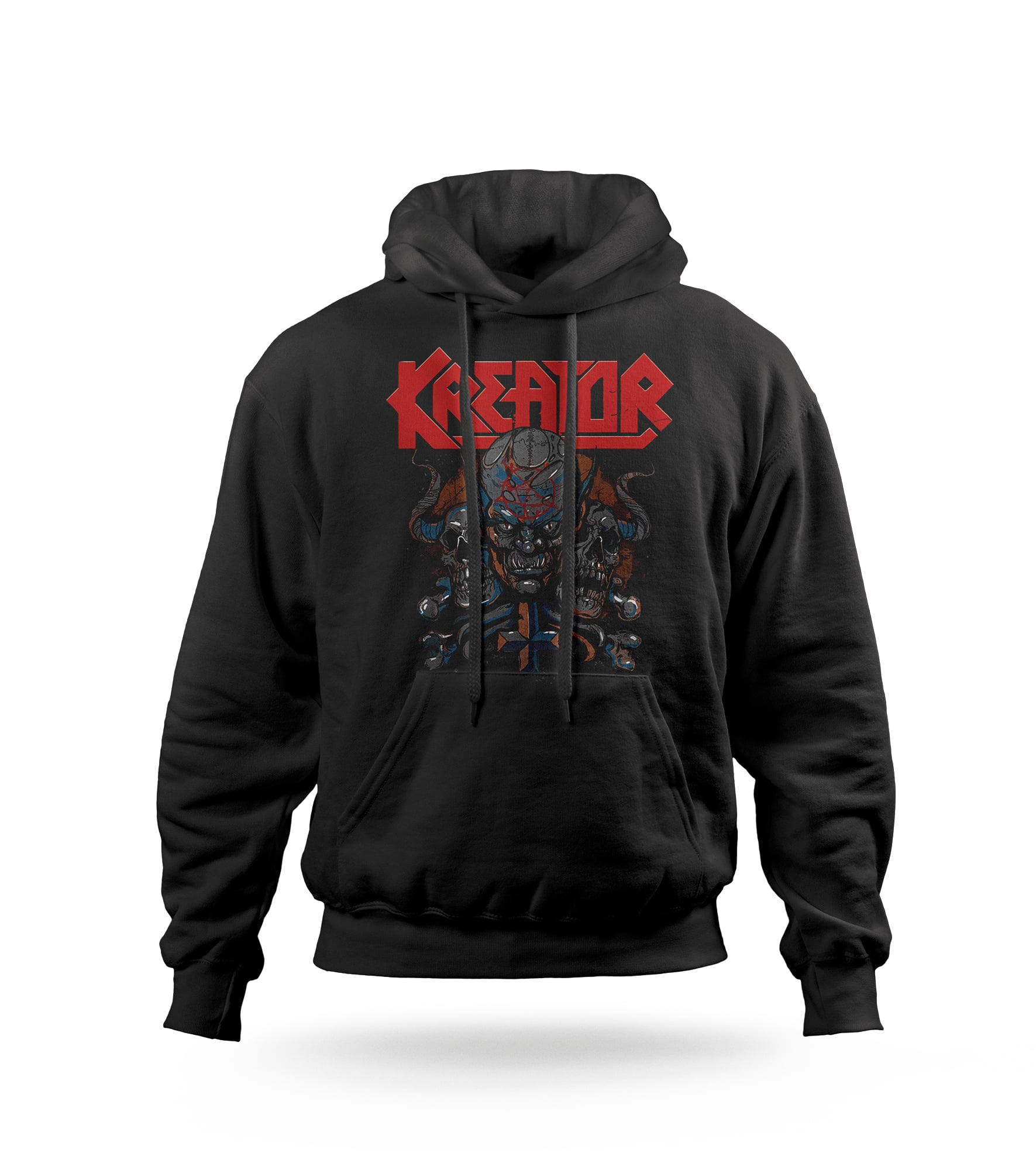POLERA CON CAPUCHA BANDA KREATOR 01 - 1