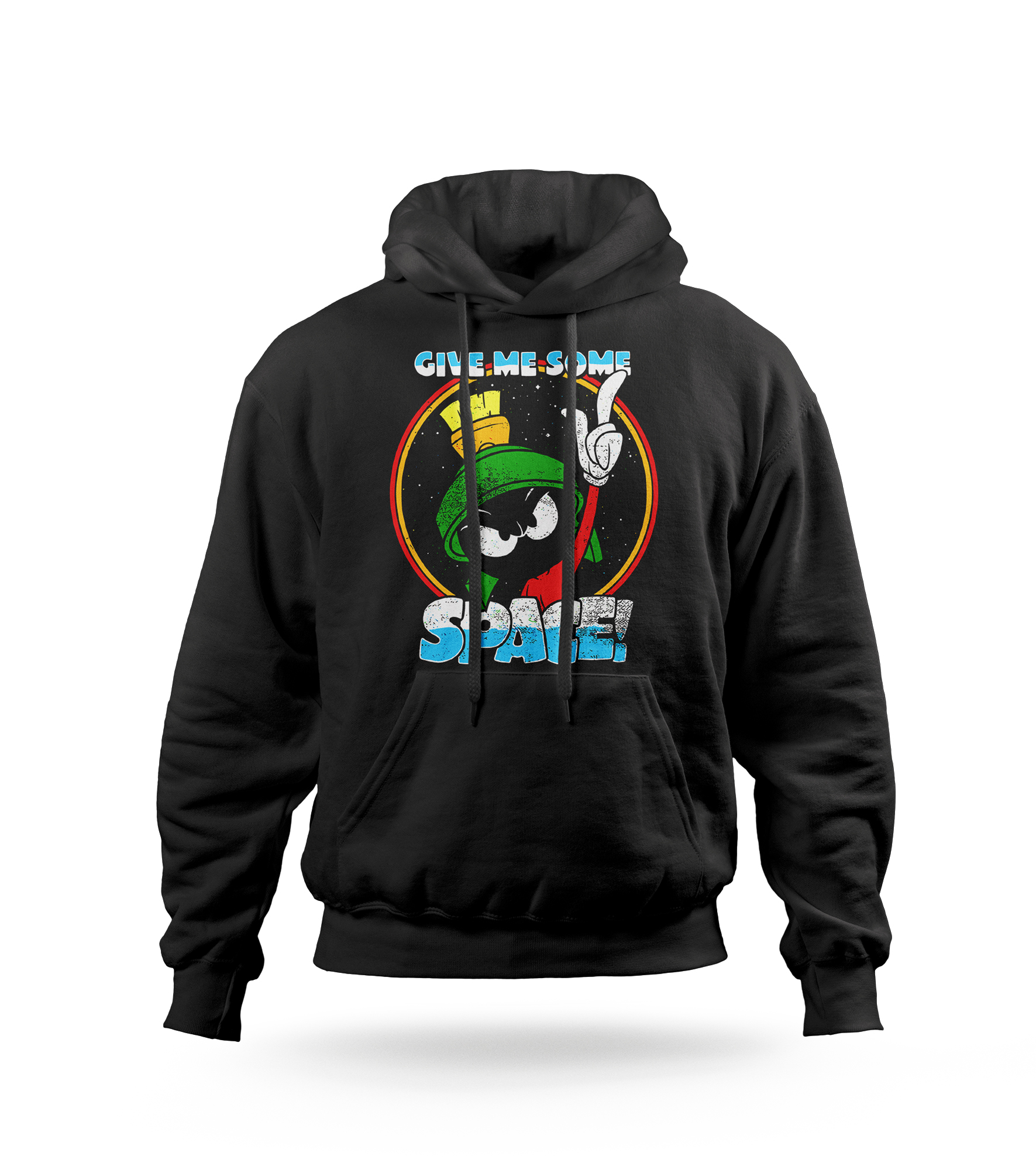 POLERA CON CAPUCHA MOTIVO MARVIN EL MARCIANO 01 - 1