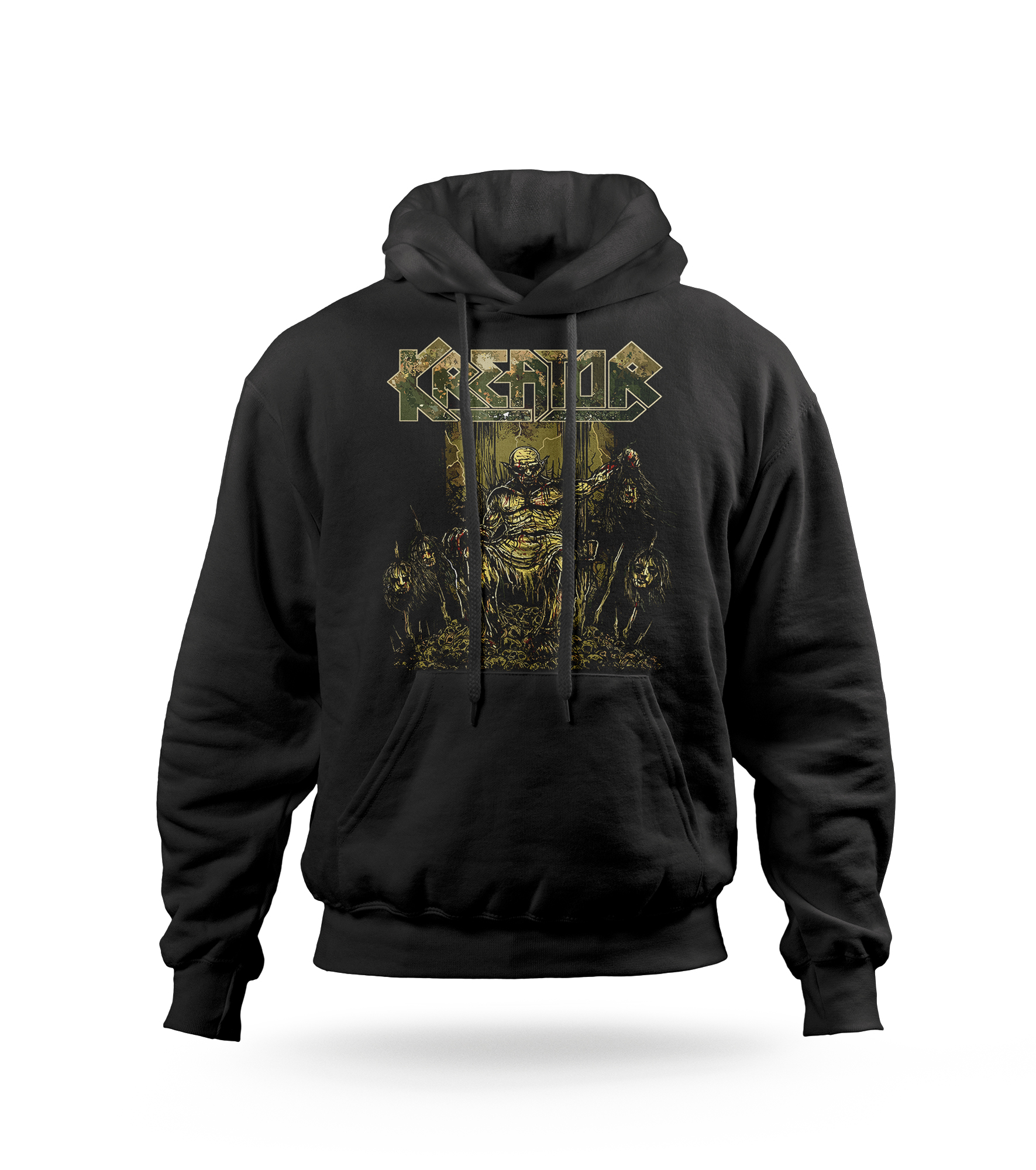 POLERA CON CAPUCHA BANDA KREATOR 02 - 1