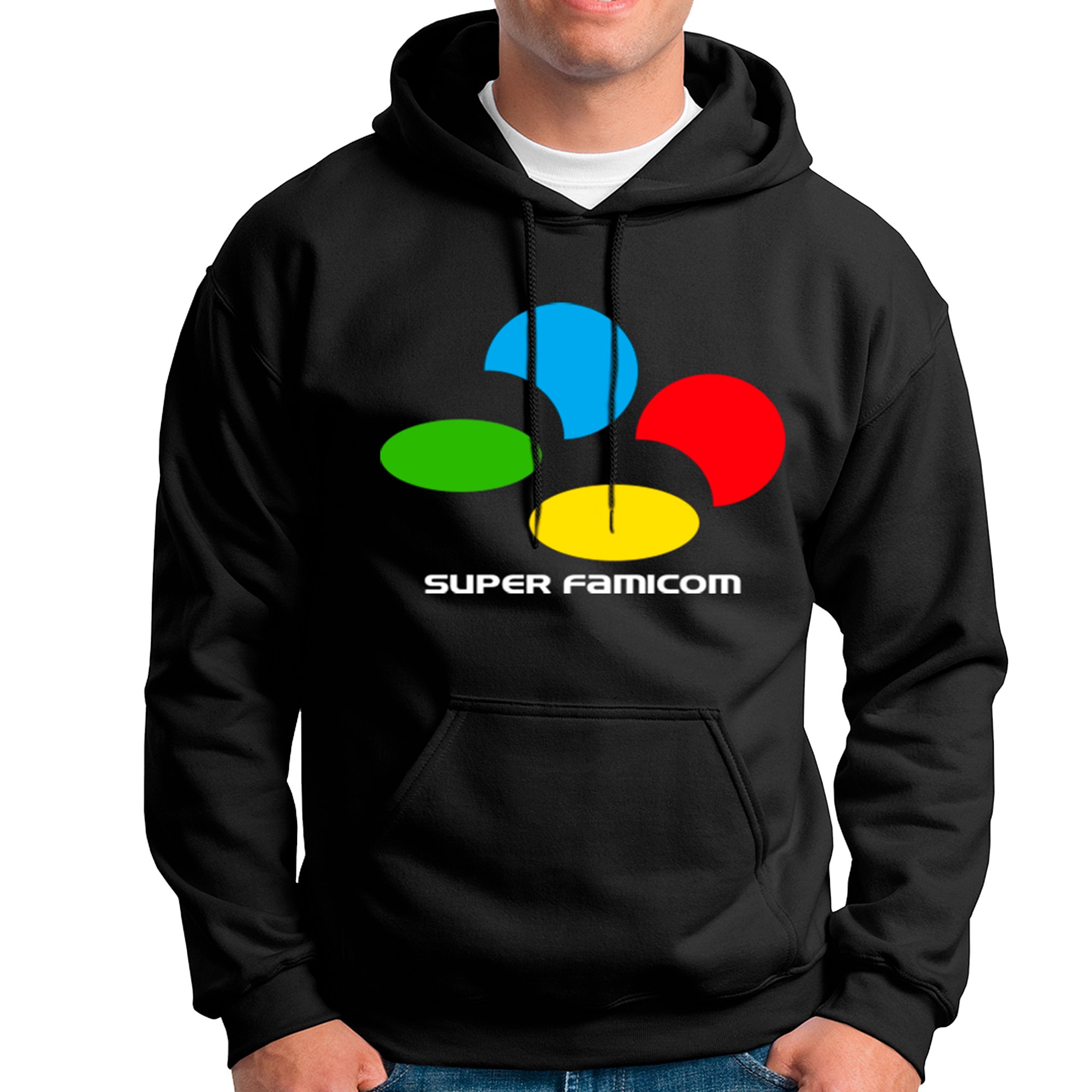POLERA CON CAPUCHA LOGO RETRO FAMICOM 01 - 1