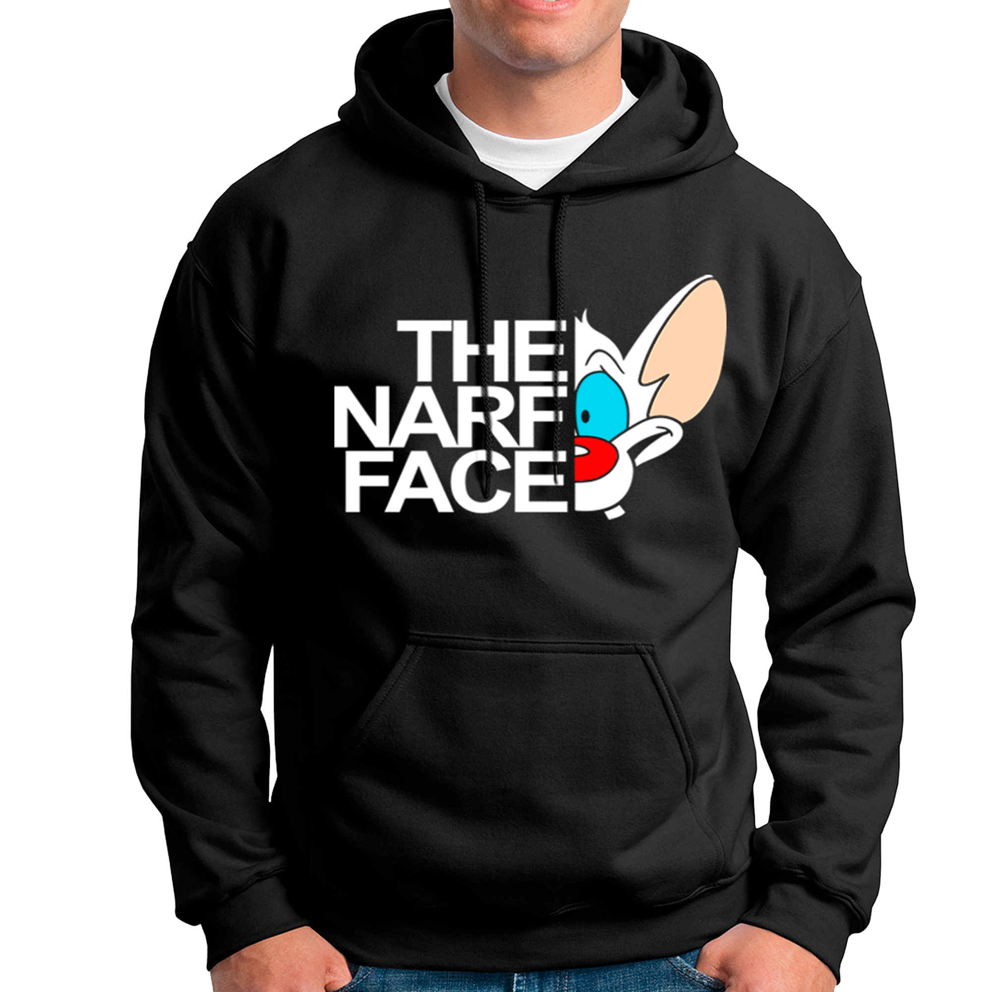POLERA CON CAPUCHA PARODIA THE NARF FACE 01 - 1