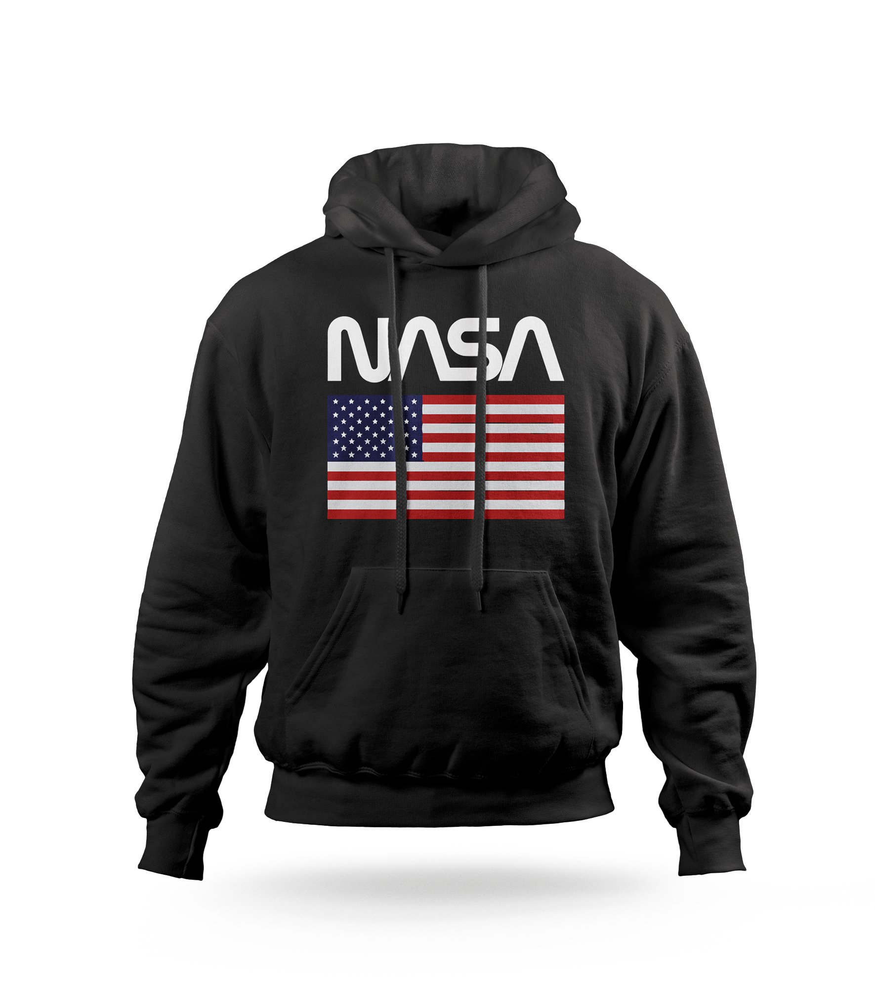 POLERA CON CAPUCHA LOGO NASA 01 - 1