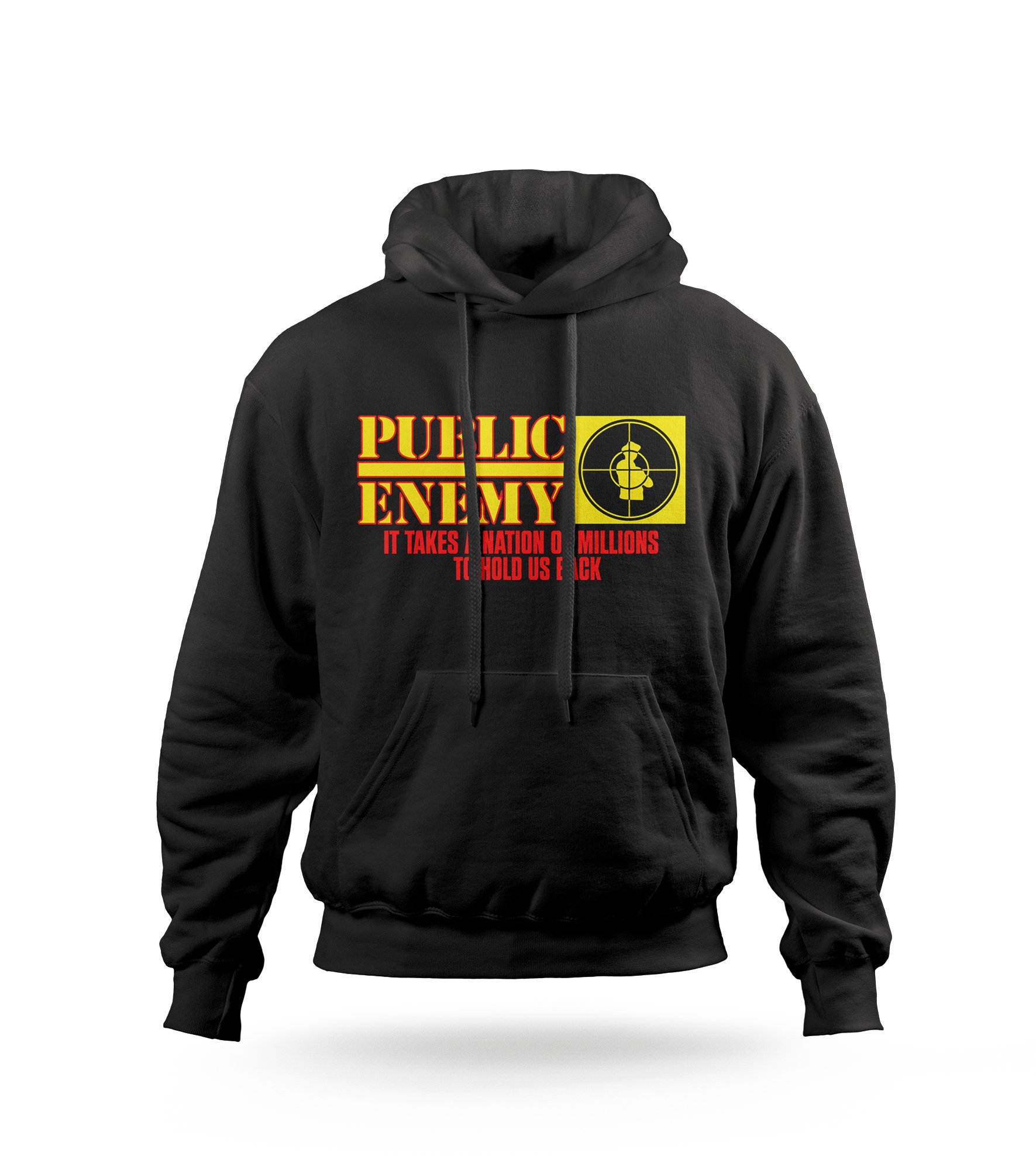 POLERA CON CAPUCHA GRUPO  DE RAP Y HIP HOP PUBLIC ENEMY 01 - 1