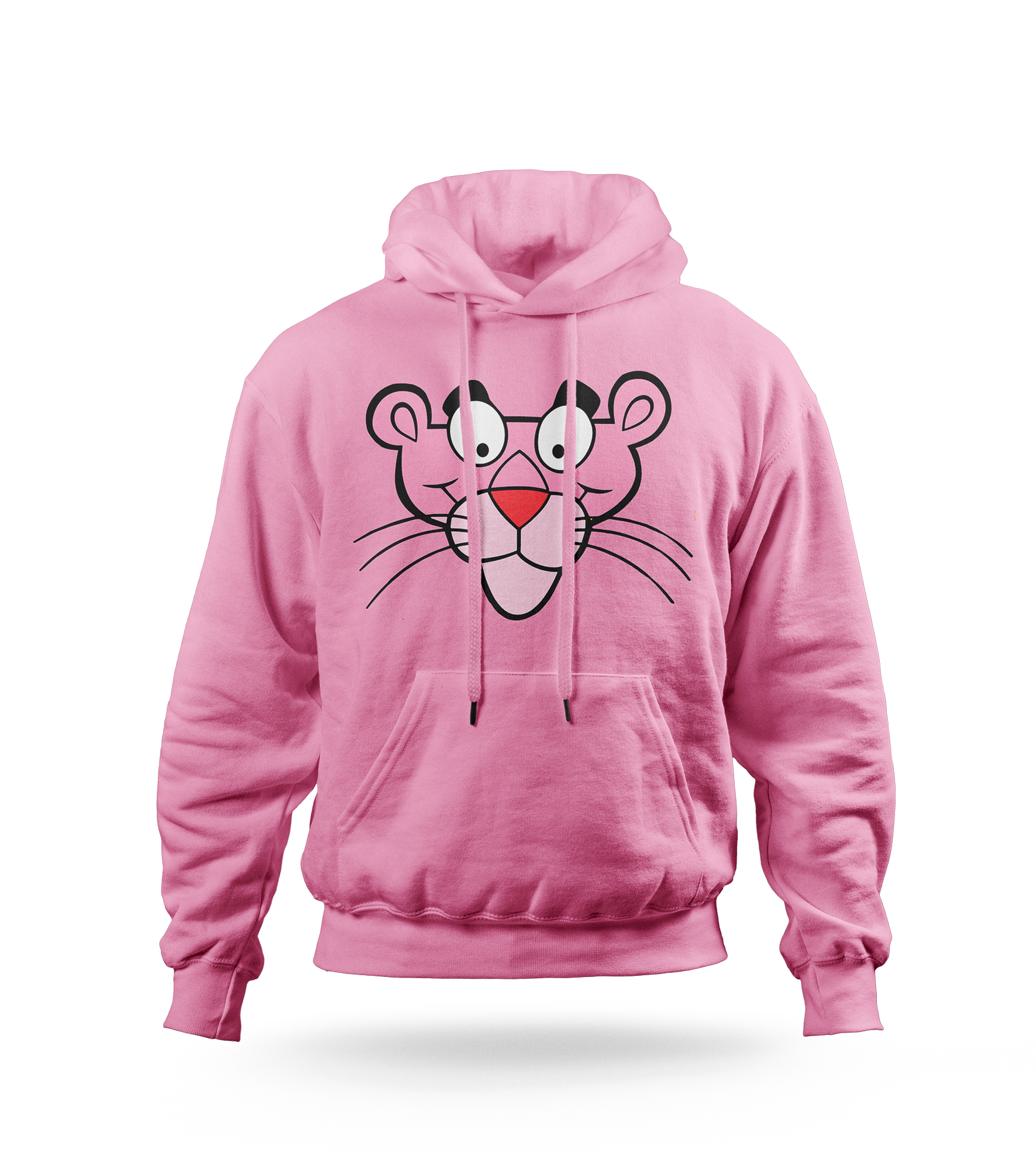 POLERA CON CAPUCHA PANTERA ROSA 01 - 1