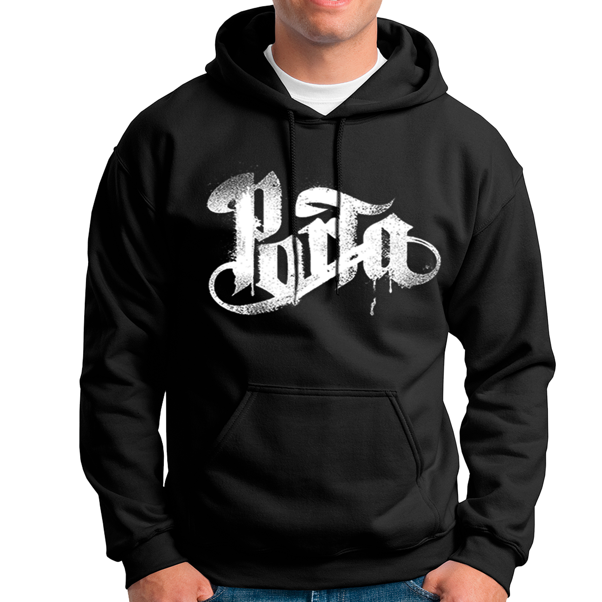 POLERA CON CAPUCHA RAPERO PORTA 01 - 1