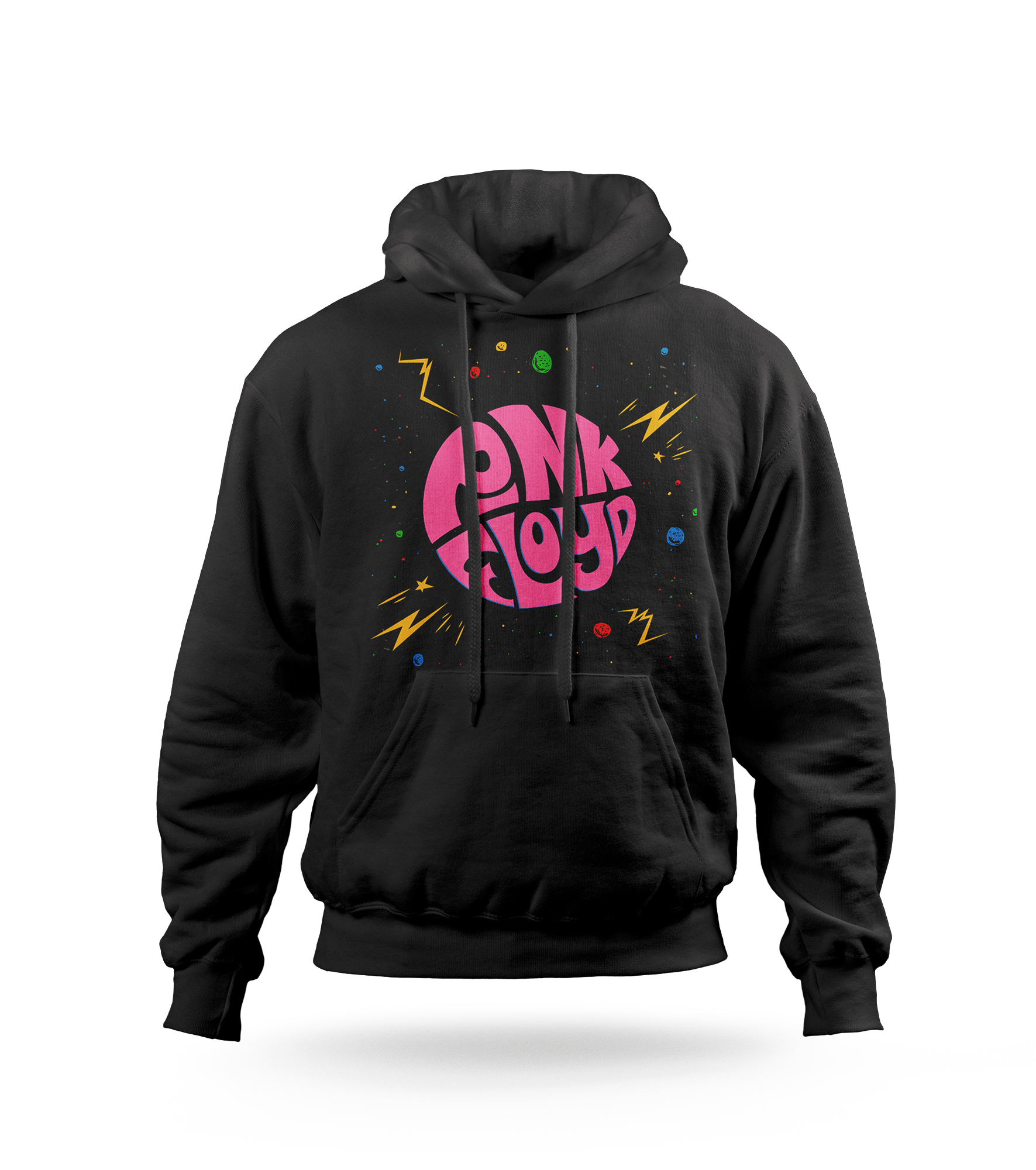 POLERA CON CAPUCHA BANDA DE ROCK PINK FLOYD 02 - 1