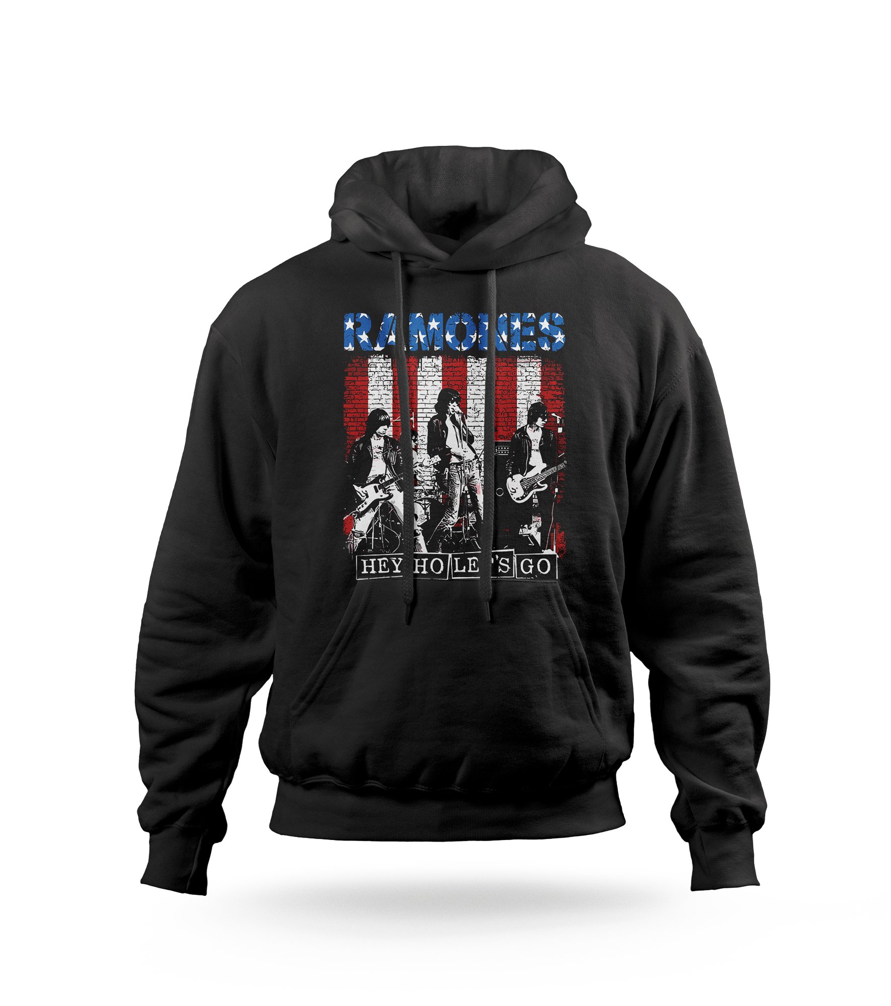 POLERA CON CAPUCHA BANDA PUNK ROCK RAMONES 01 - 1