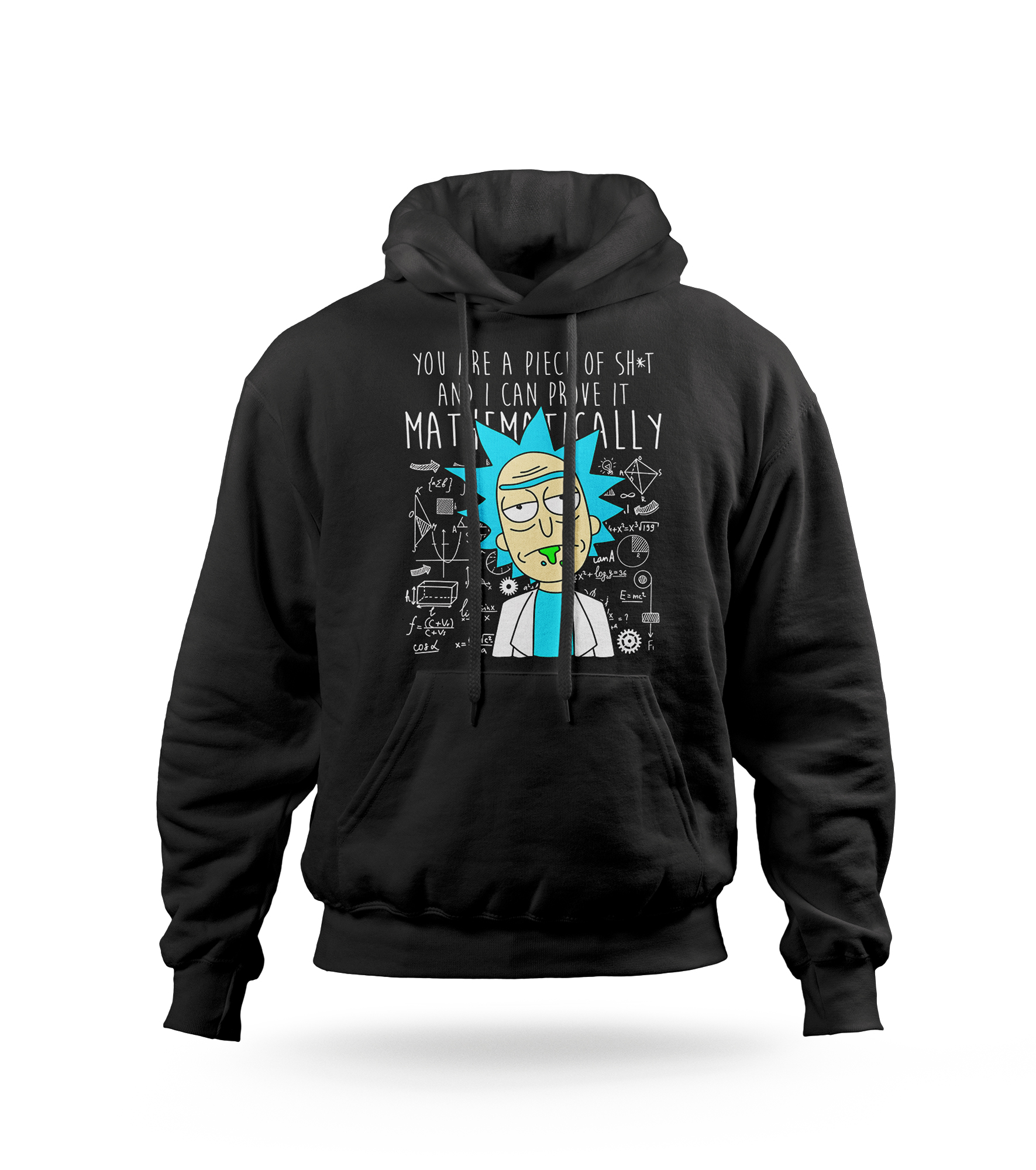 POLERA CON CAPUCHA SERIE DE TV RICK AND MORTY 02 - 1