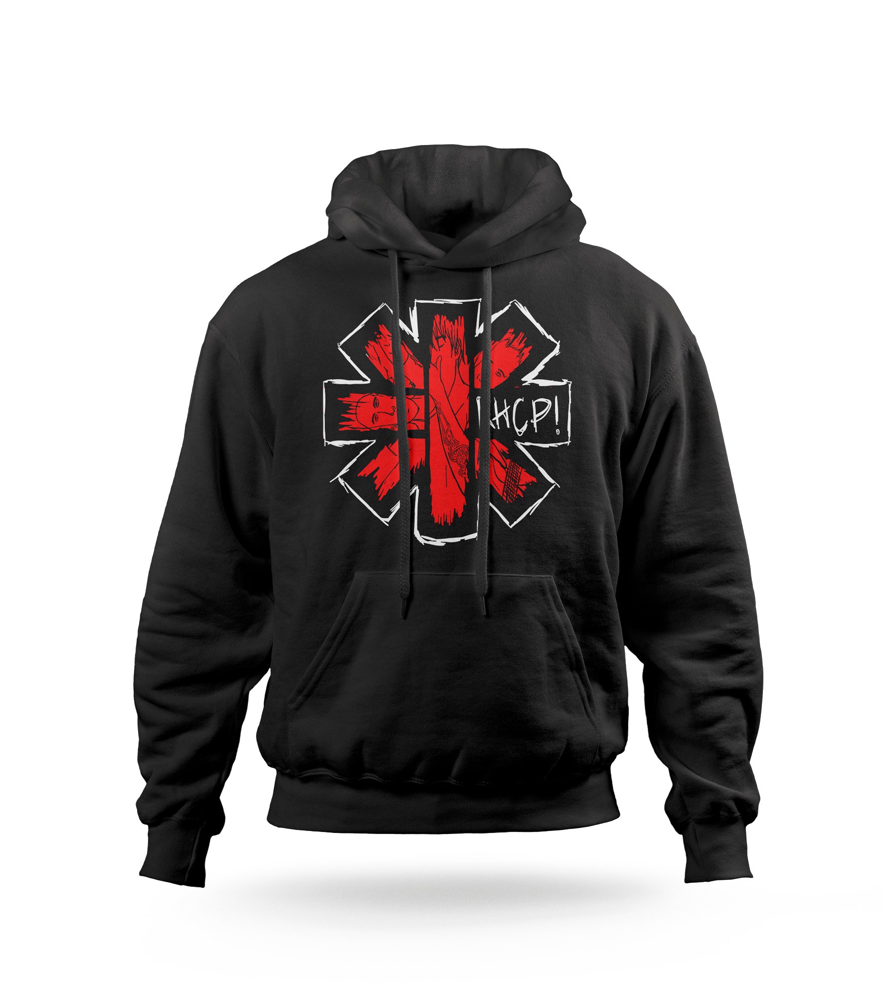 POLERA CON CAPUCHA BANDA DE ROCK RED HOT CHILI PEPPERS 02 - 1