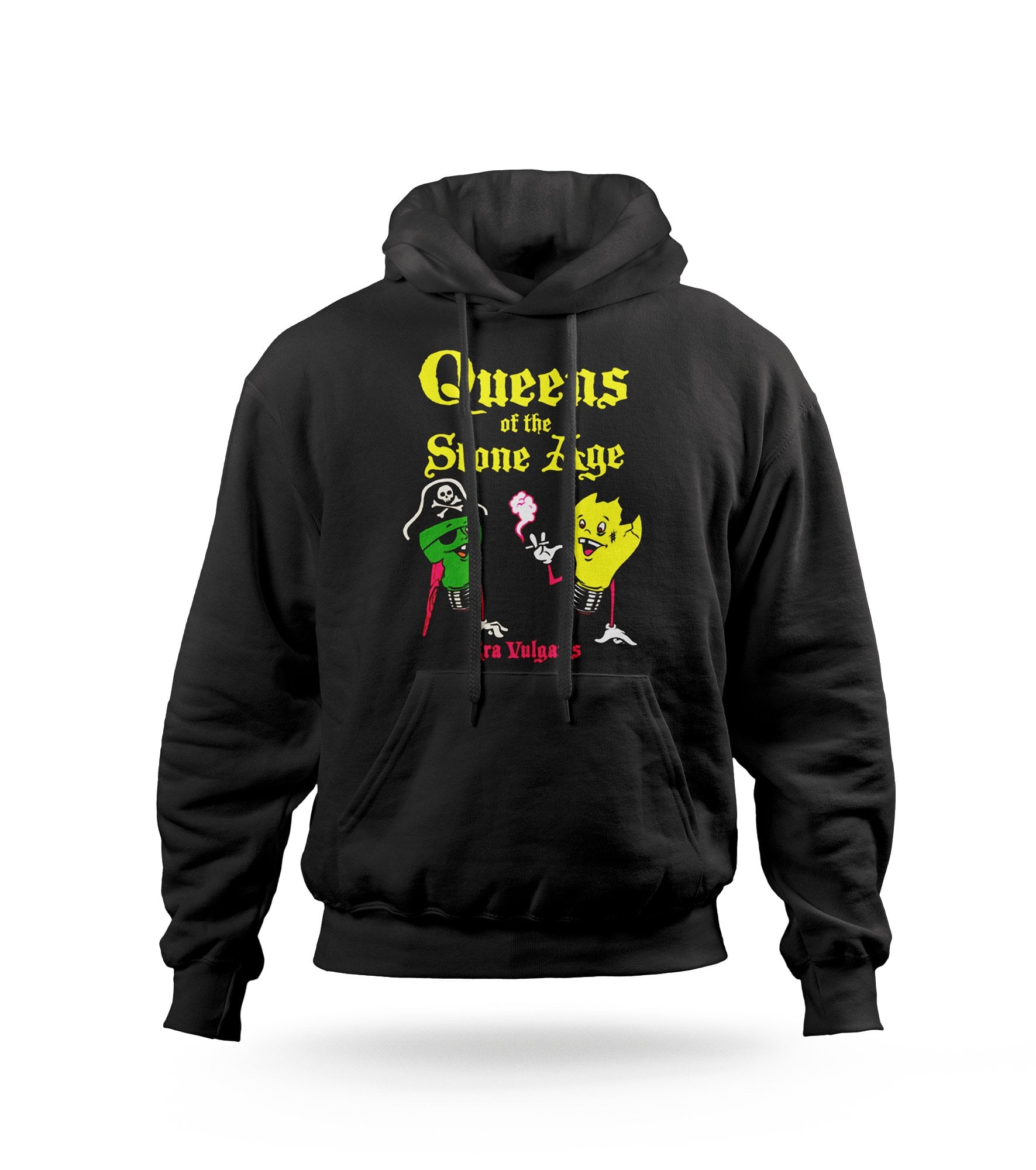 POLERA CON CAPUCHA BANDA DE ROCK QUEENS OF THE STONE AGE 01 - 1