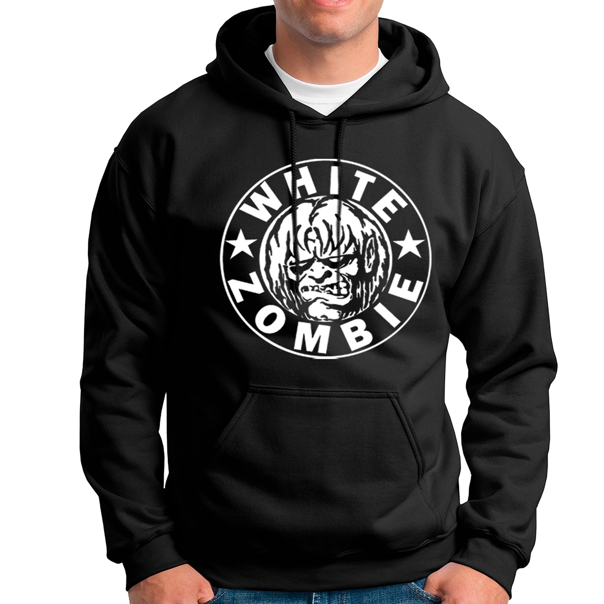 POLERA CON CAPUCHA BANDA DE ROCK WHITE ZOMBIE 01 - 1