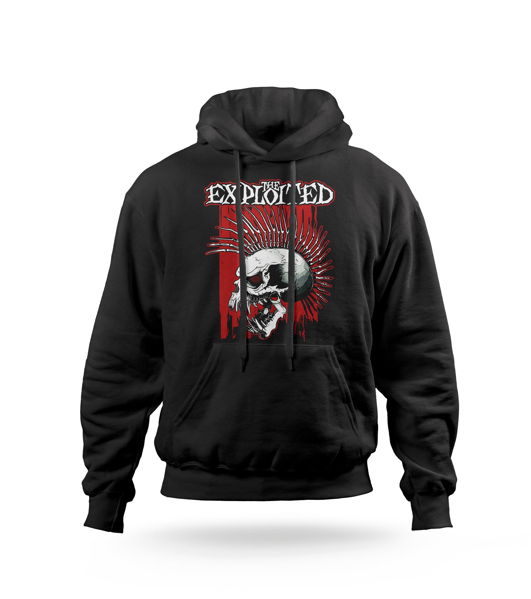 POLERA CON CAPUCHA BANDA HARDCORE PUNK THE EXPLOITED 02 - 1