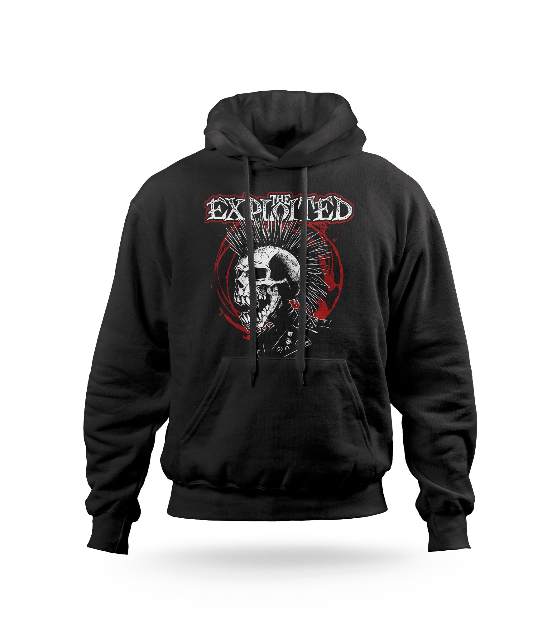 POLERA CON CAPUCHA BANDA HARDCORE PUNK THE EXPLOITED 01 - 1