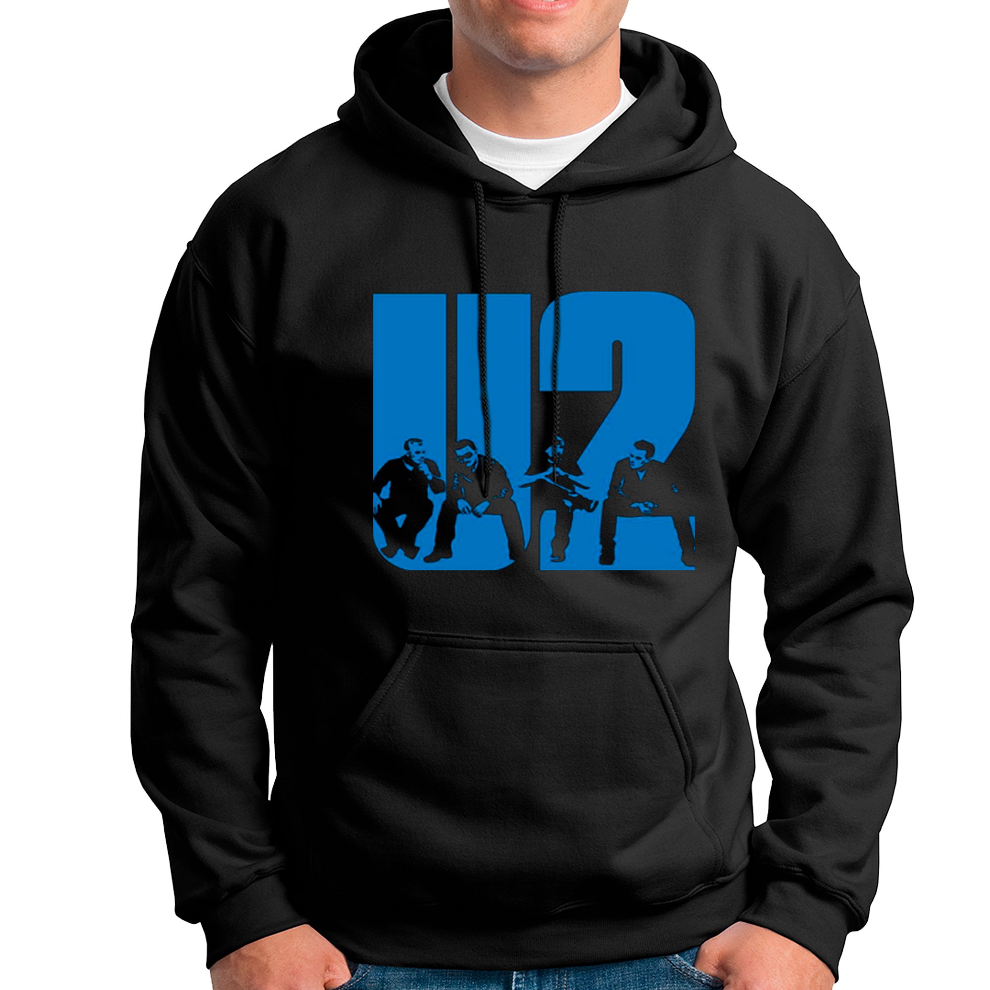 POLERA CON CAPUCHA BANDA DE ROCK U2 01 - 1