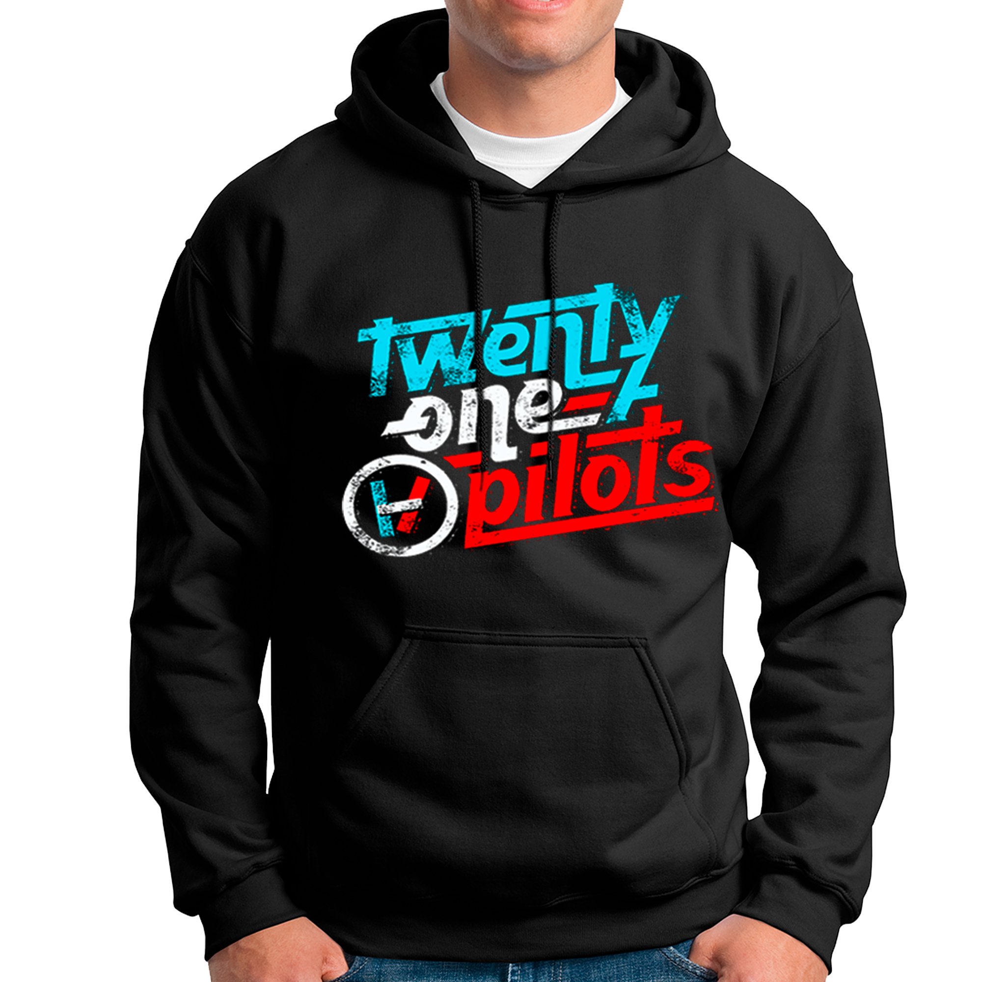 POLERA CON CAPUCHA BANDA DE ROCK TWENTY ONE PILOTS 02 - 1