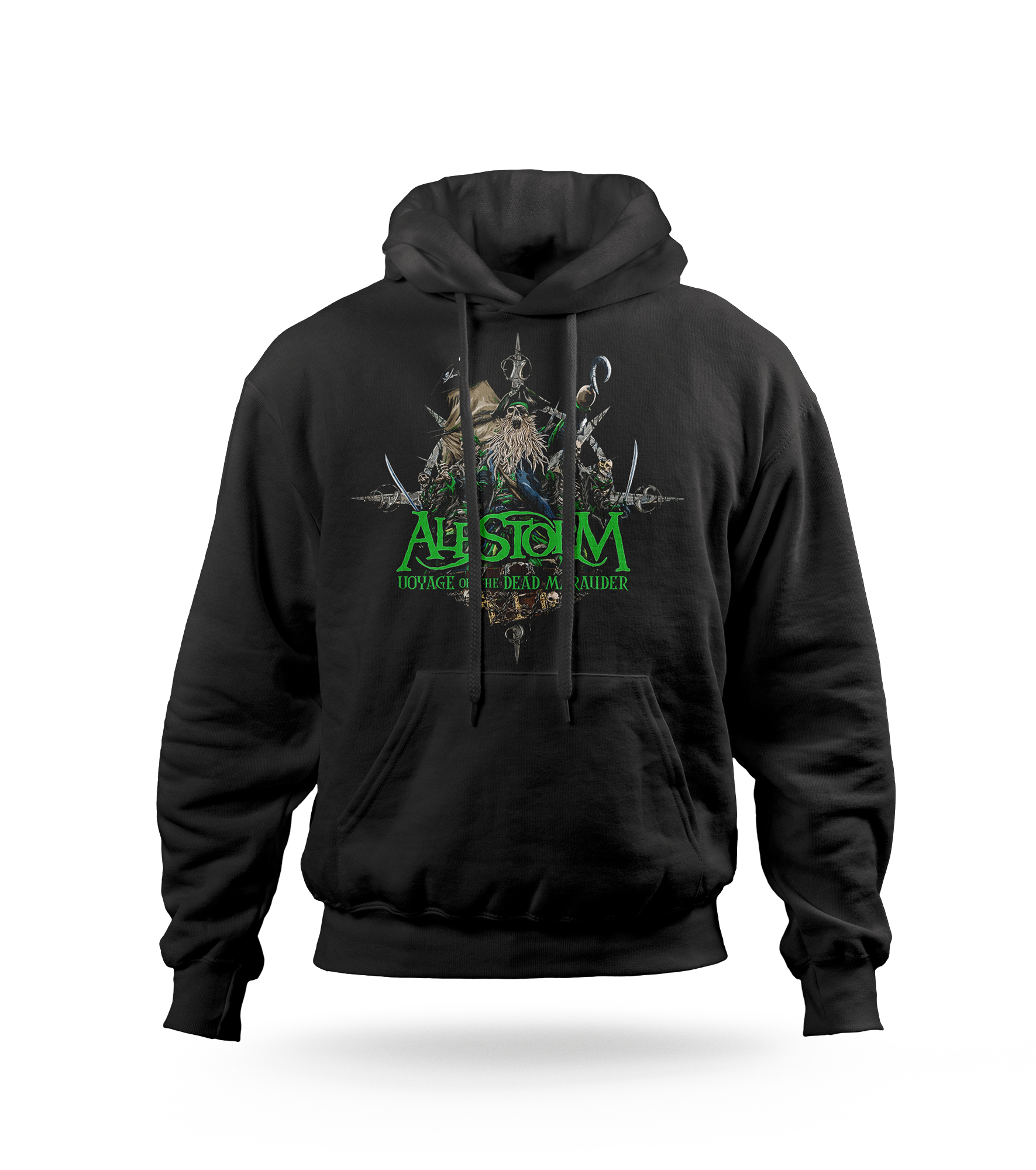 POLERA CON CAPUCHA ALESTORM BANDA FOLK METAL 02 - 1