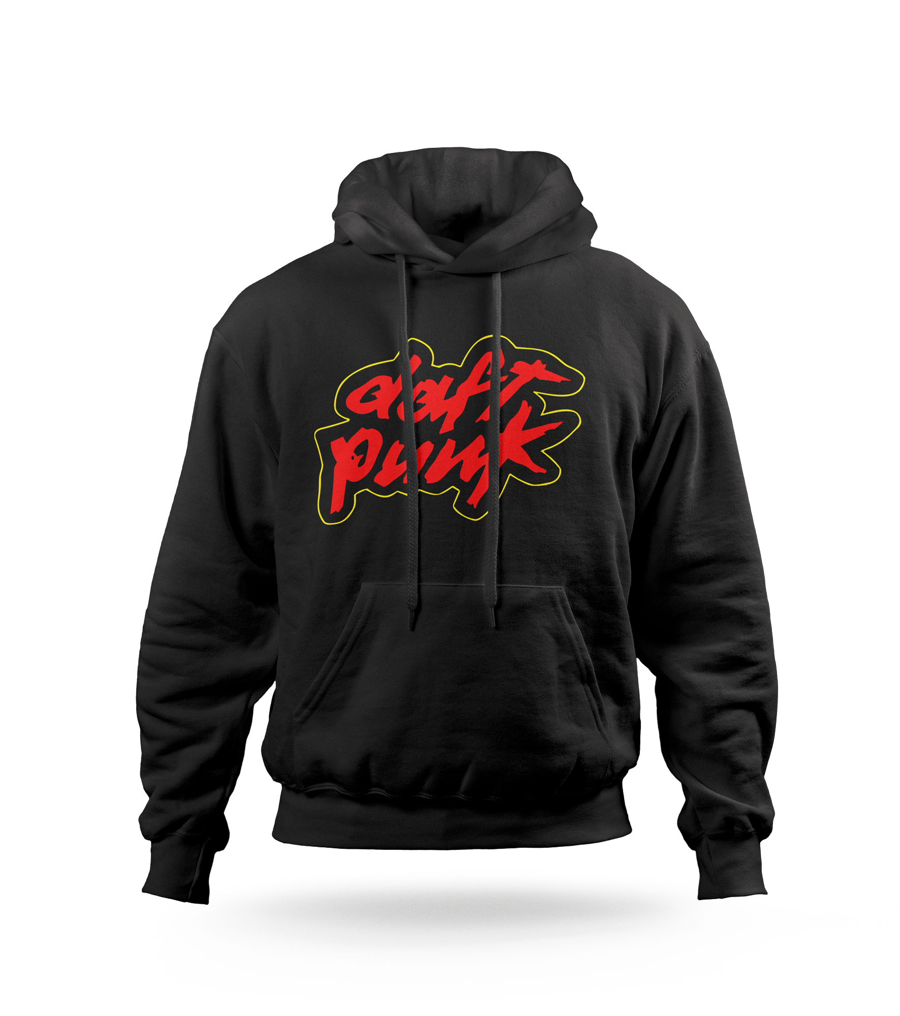 POLERA CON CAPUCHA DAFT PUNK  BANDA DE ROCK 02 - 1