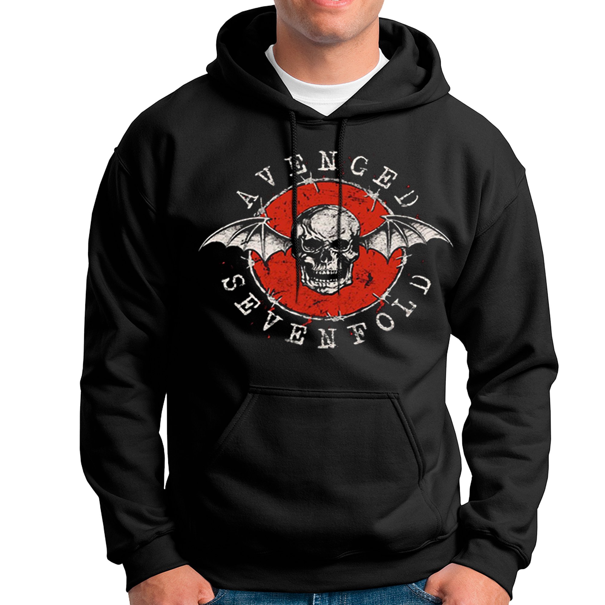 POLERA CON CAPUCHA AVENGED SEVENFOLD BANDA HEAVY METAL 01 - 1