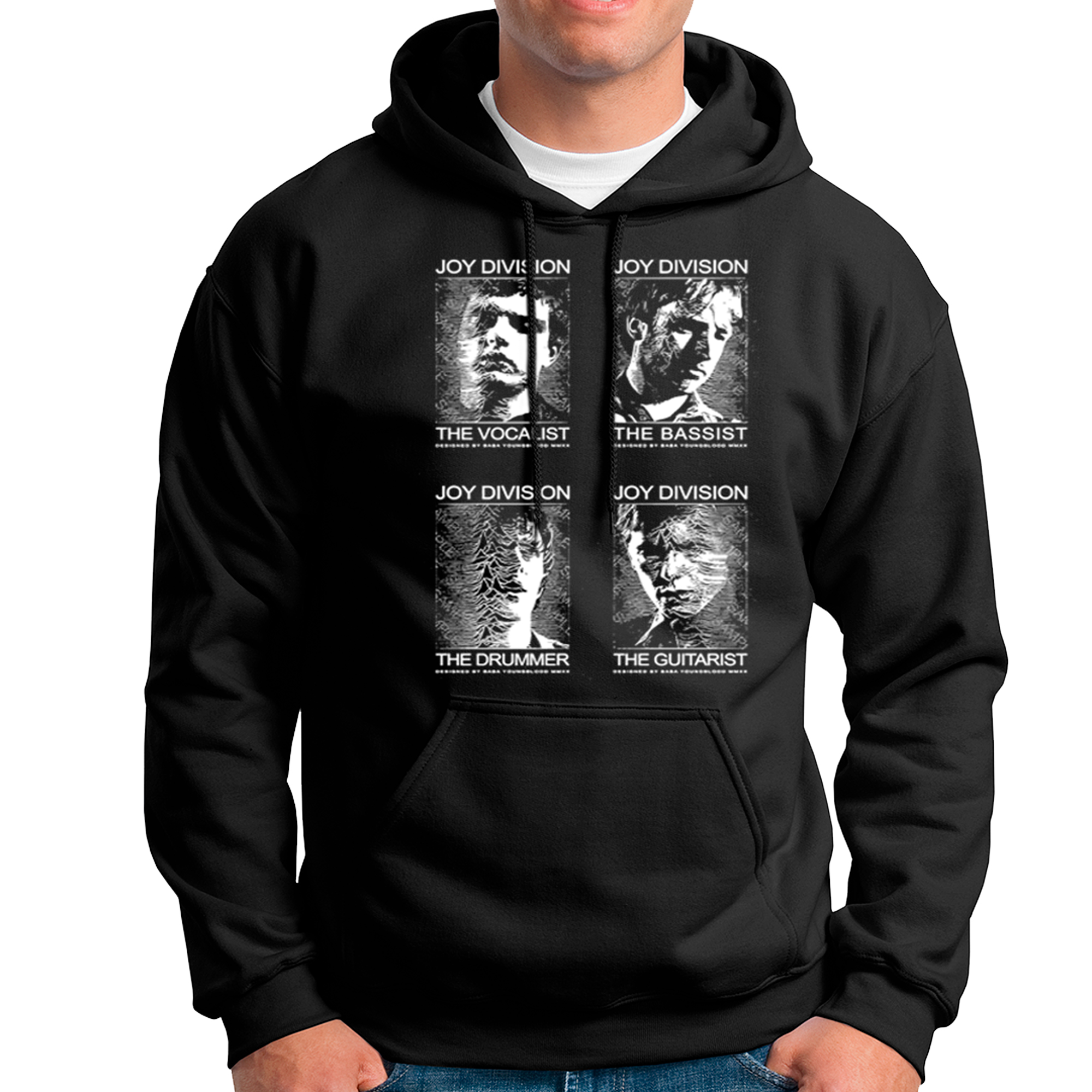 POLERA CON CAPUCHA JOY DIVISION BANDA PUNK 02 - 1