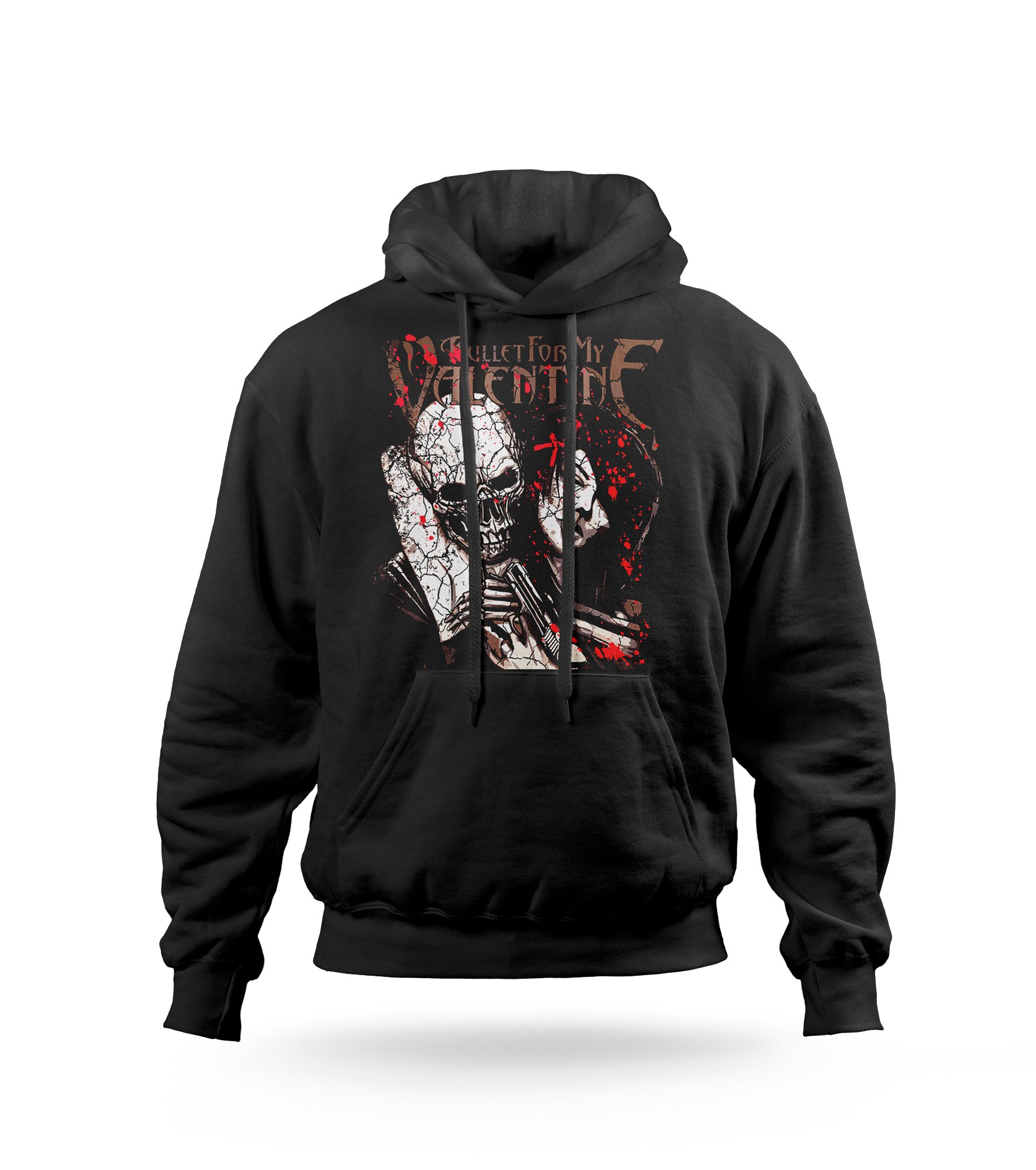 POLERA CON CAPUCHA BULLET FOR MY VALENTINE BANDA METALCORE 02 - 1