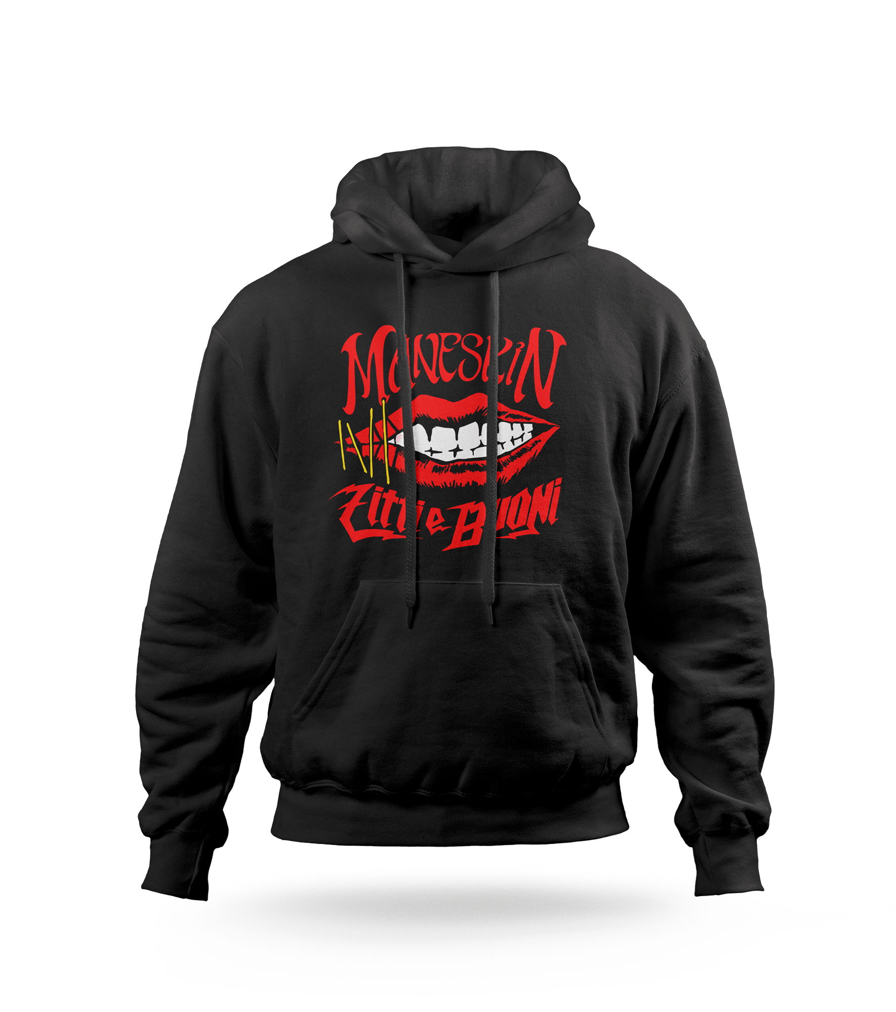 POLERA CON CAPUCHA BANDA DE ROCK MANESKIN 01 - 1