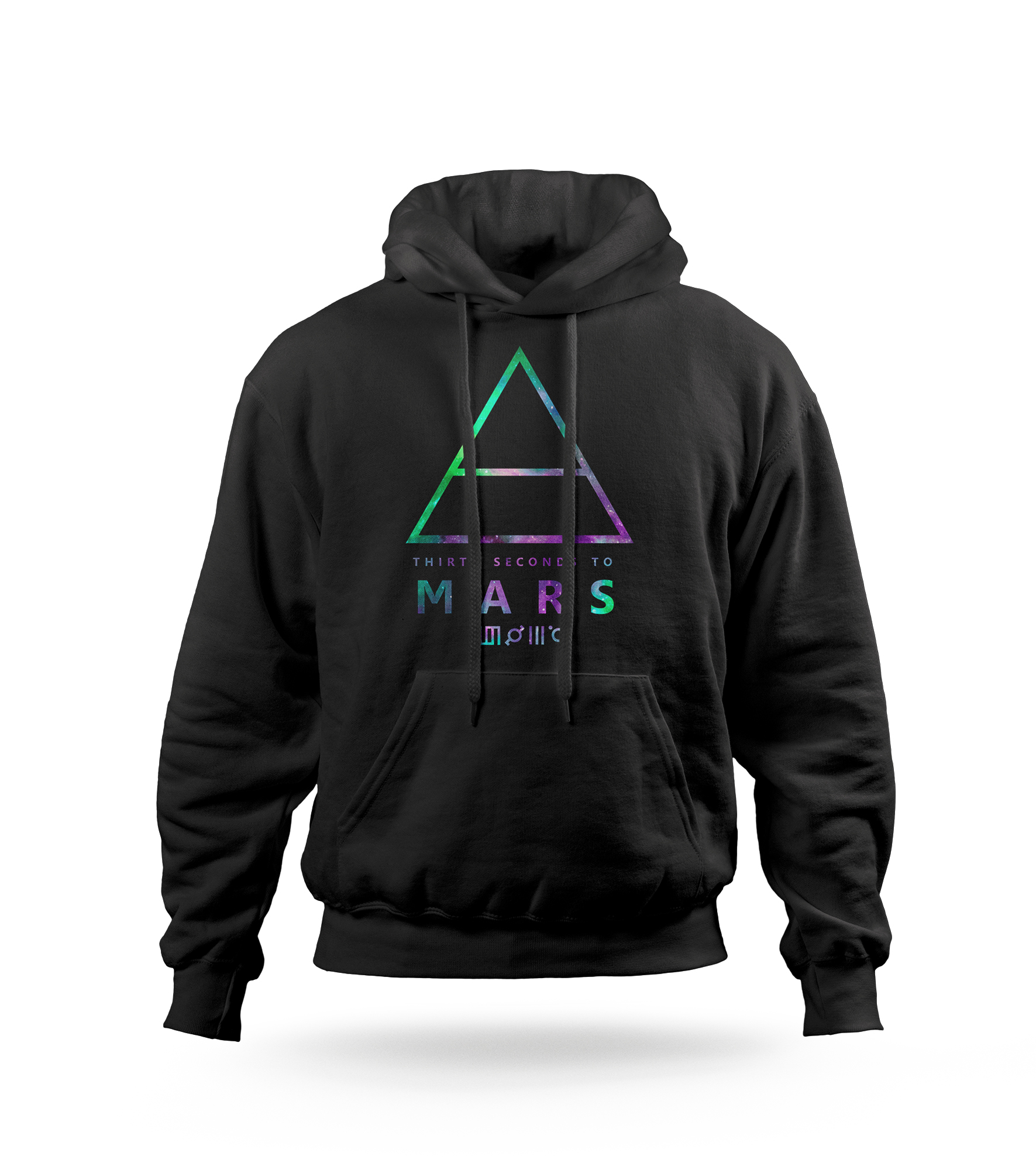 POLERA CON CAPUCHA BANDA DE ROCK 30 SECONDS TO MARS 03 - 1