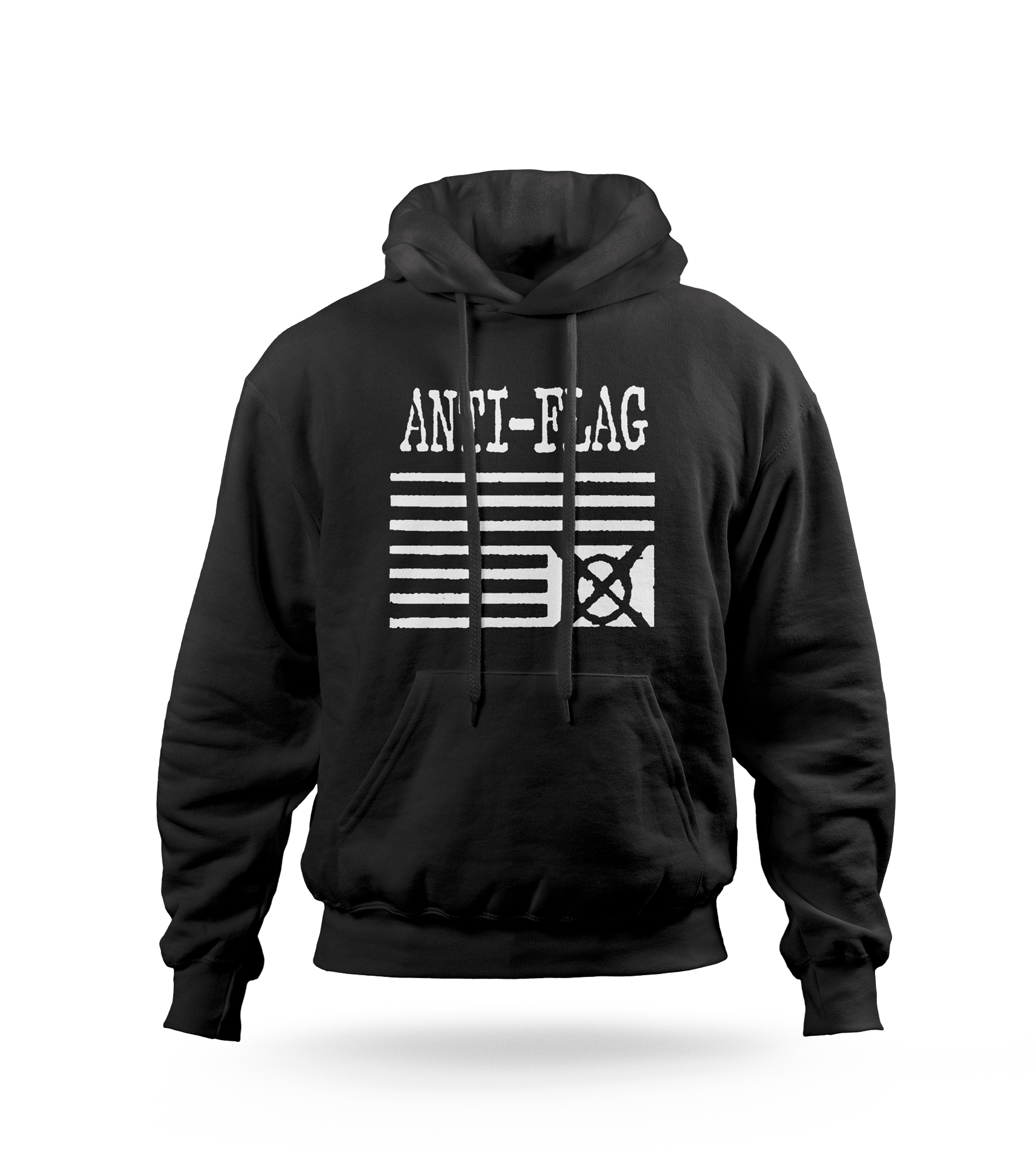 POLERA CON CAPUCHA ANTI-FLAG BANDA PUNK ROCK 01 - 1