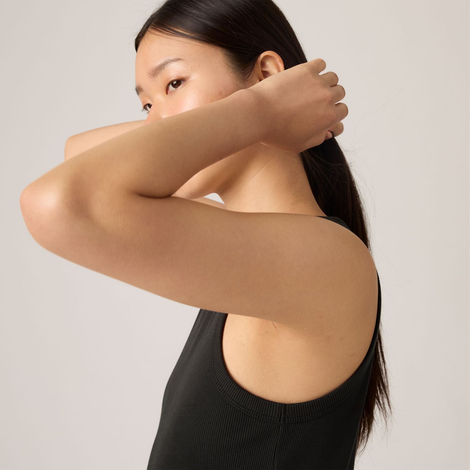 POLO MUJER RACER TANK LOGO PORTER NEGRO LEVIS A3381-0001 - 4
