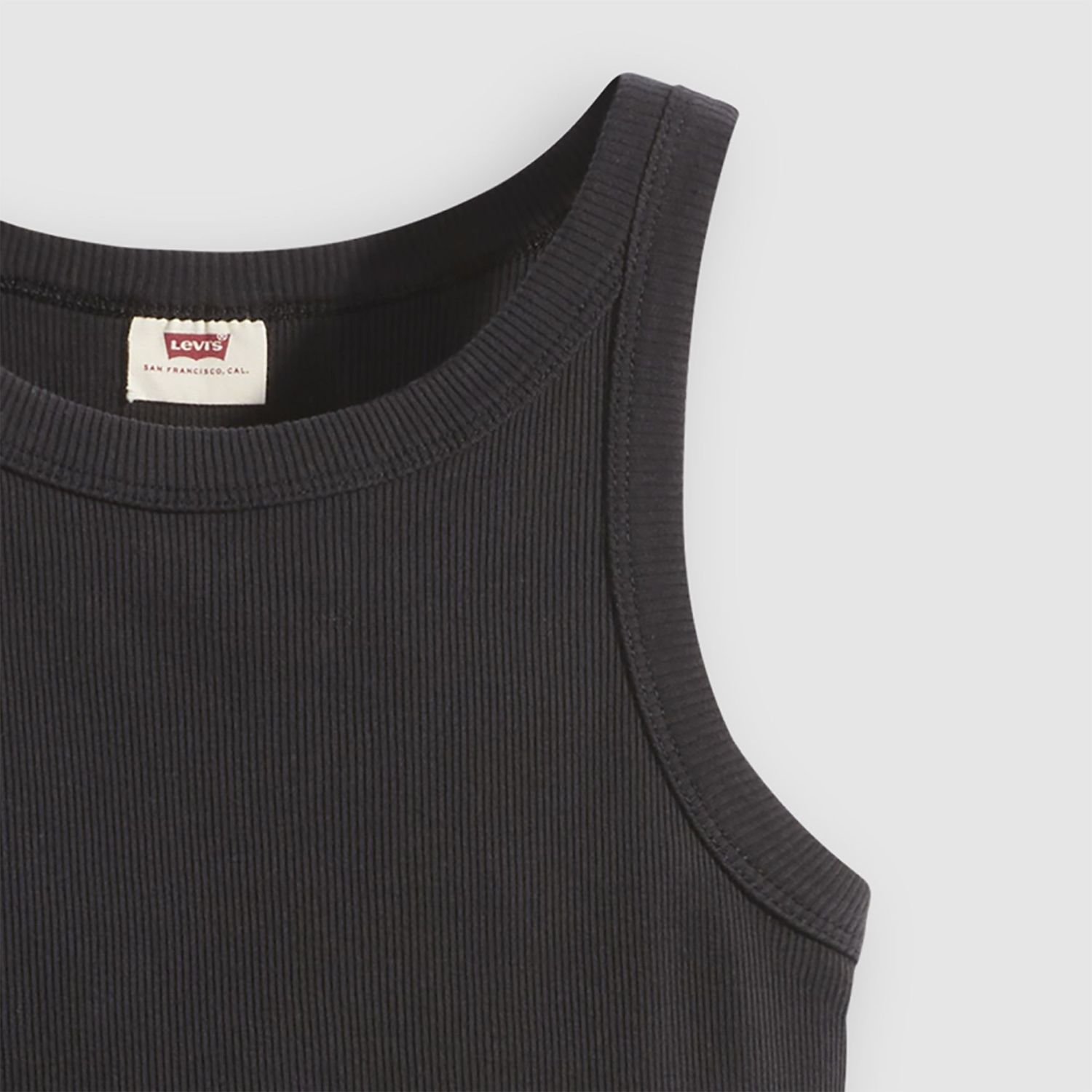POLO MUJER RACER TANK LOGO PORTER NEGRO LEVIS A3381-0001 - 5