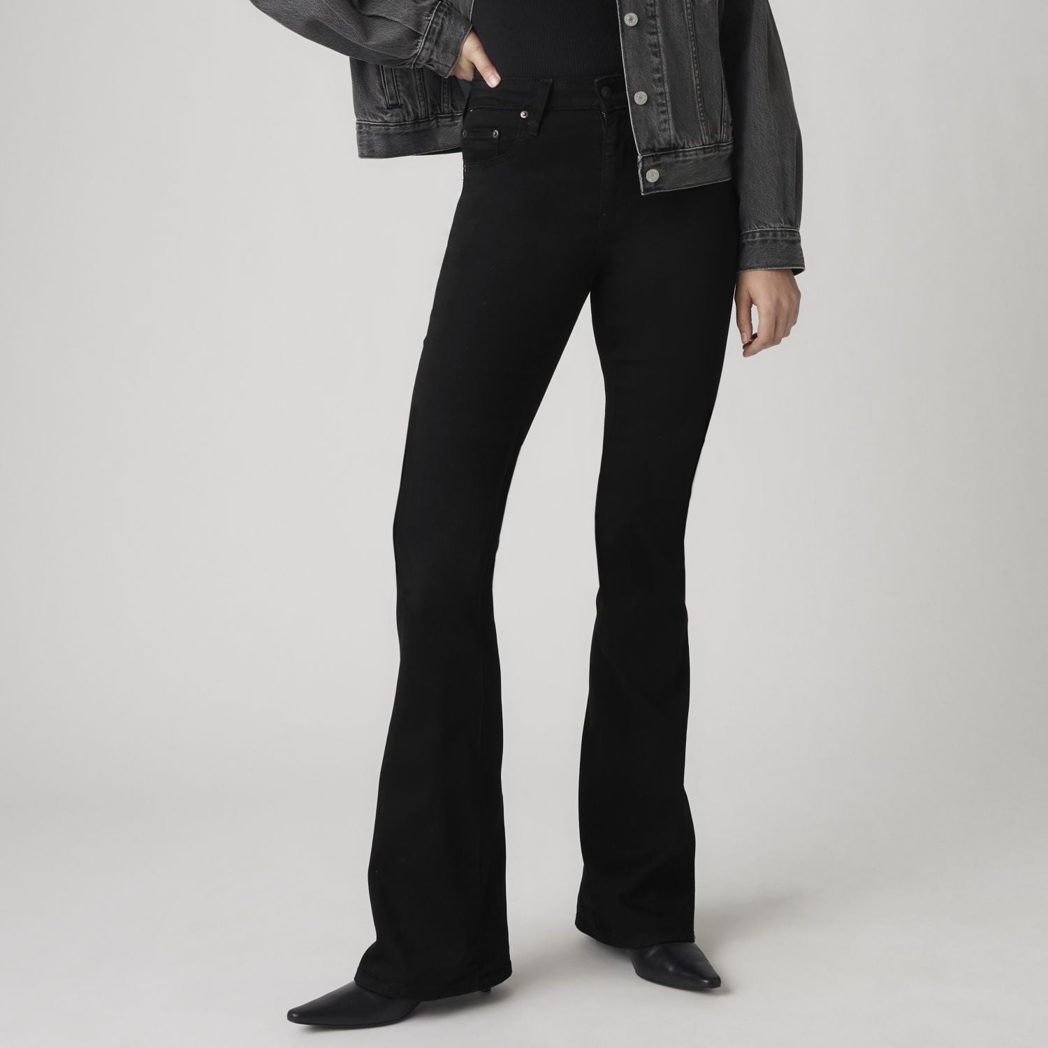 JEANS MUJER 726 FLARE NEGRO LEVIS A3410-0007 - 1