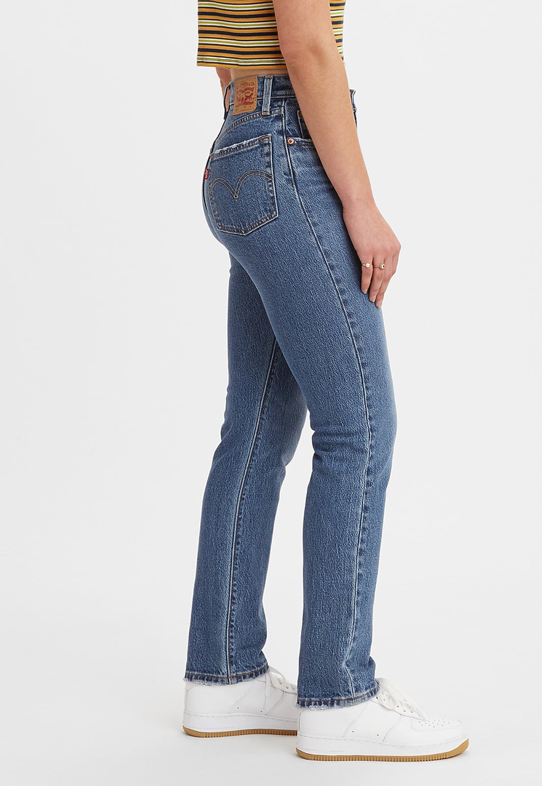 JEANS ALGODÓN MUJER LEVI'S AZUL 501 ORIGINAL FIT 12501-0396 - 2