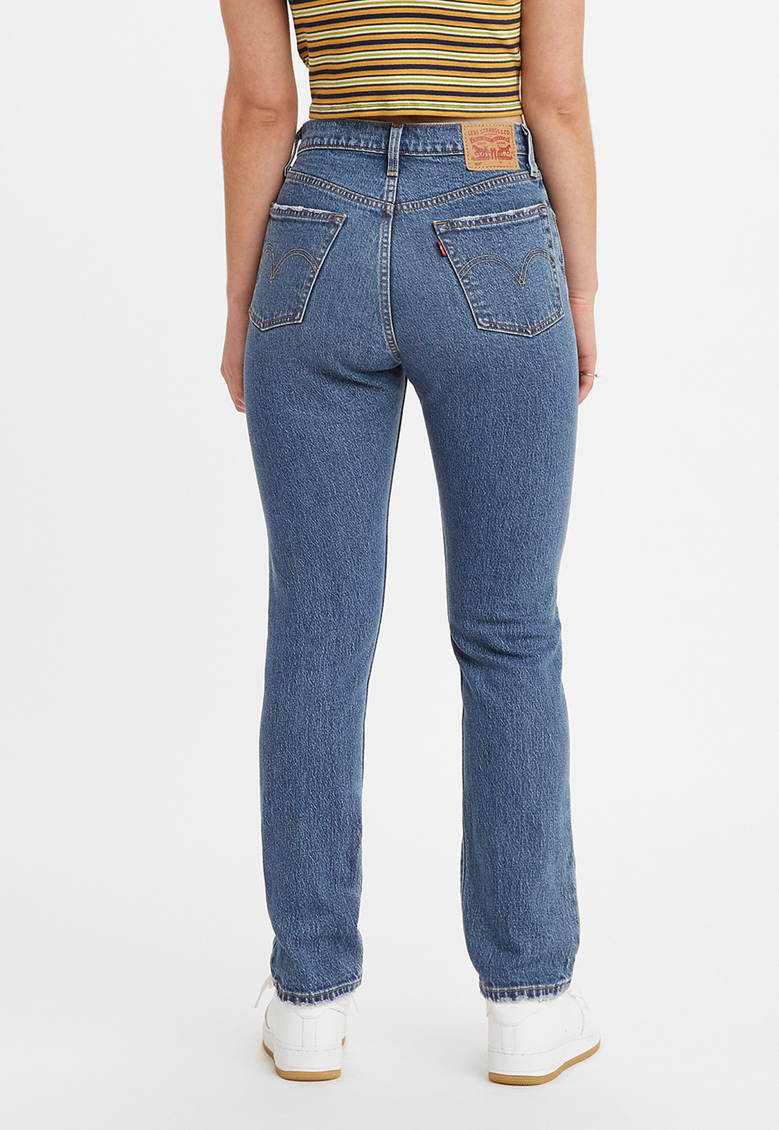 JEANS ALGODÓN MUJER LEVI'S AZUL 501 ORIGINAL FIT 12501-0396 - 3