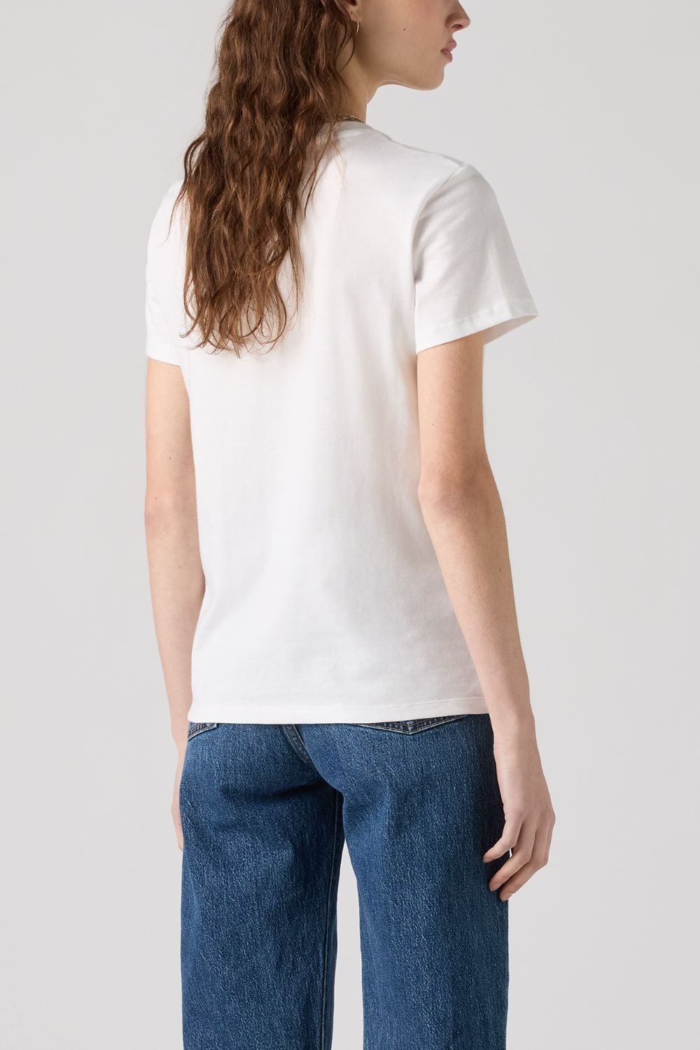 POLO MANGA CORTA ALGODÓN MUJER LEVI'S BLANCO LISA LOGO BATWING 17369 0468 - 2