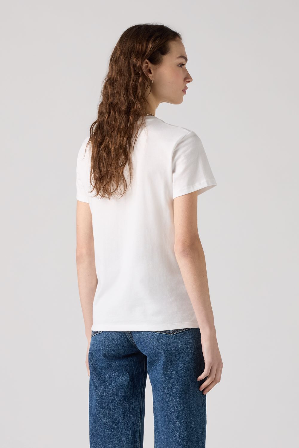 POLO MANGA CORTA ALGODÓN MUJER LEVI'S BLANCO LISA LOGO BATWING 17369 0468 - 4