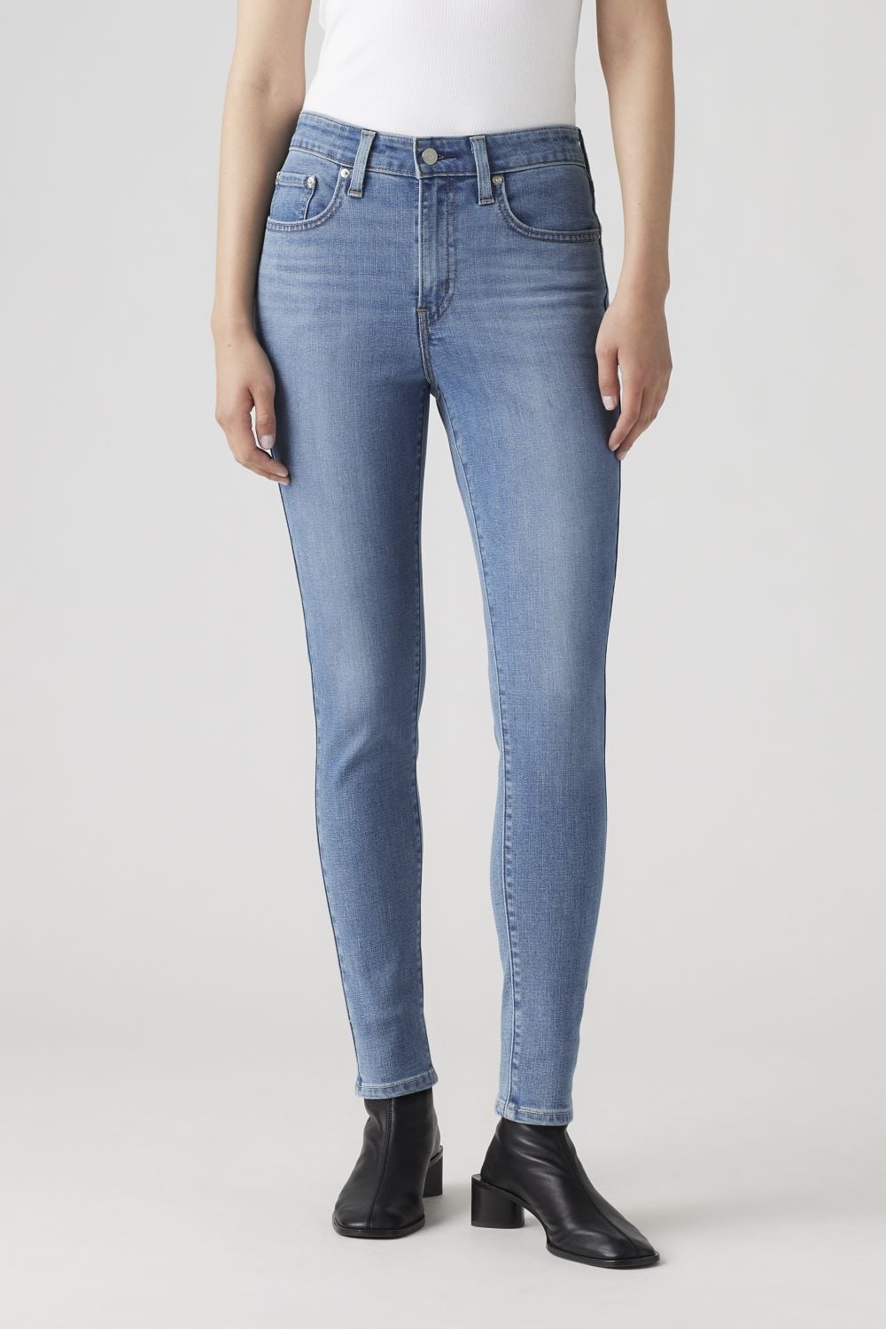 JEANS ALGODÓN MUJER LEVI'S AZUL SKINNY 721 HIGH-RISE 18882-0398 - 1