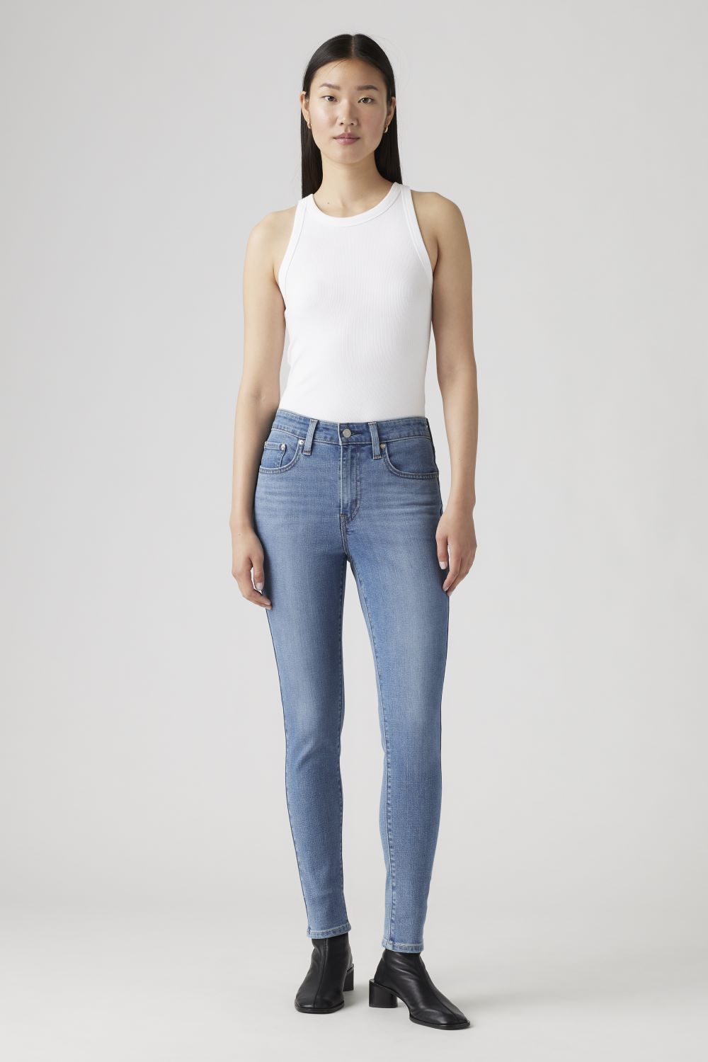 JEANS ALGODÓN MUJER LEVI'S AZUL SKINNY 721 HIGH-RISE 18882-0398 - 2