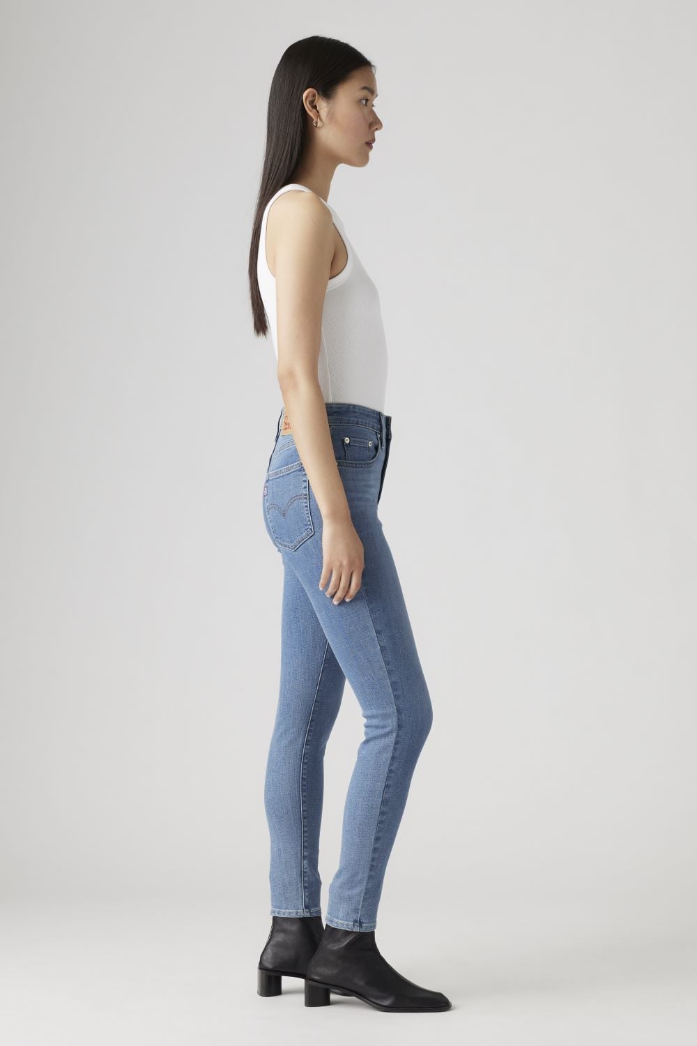 JEANS ALGODÓN MUJER LEVI'S AZUL SKINNY 721 HIGH-RISE 18882-0398 - 3